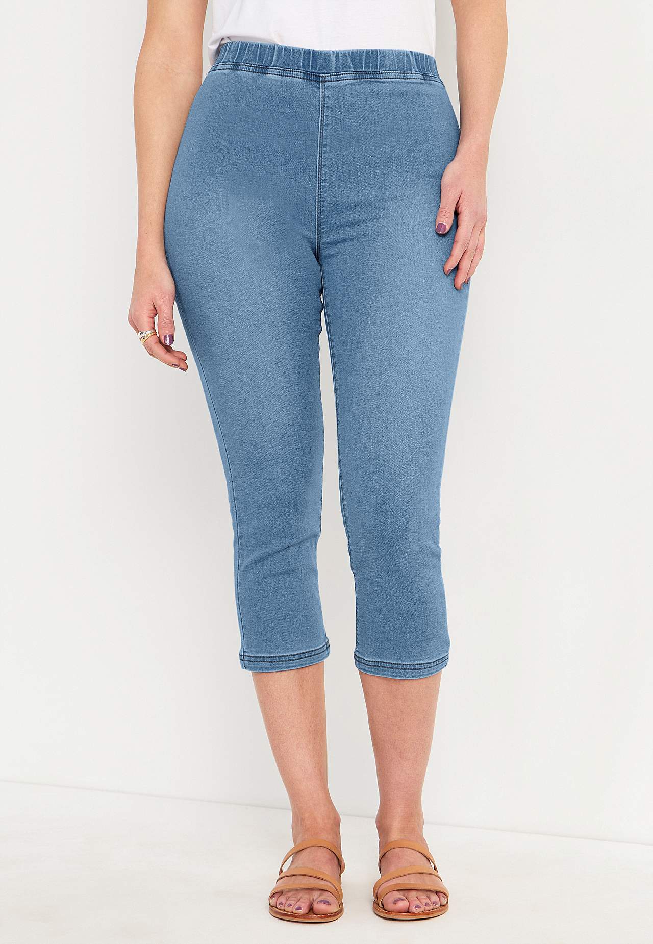 Capri-Leggings aus Denim Olga
