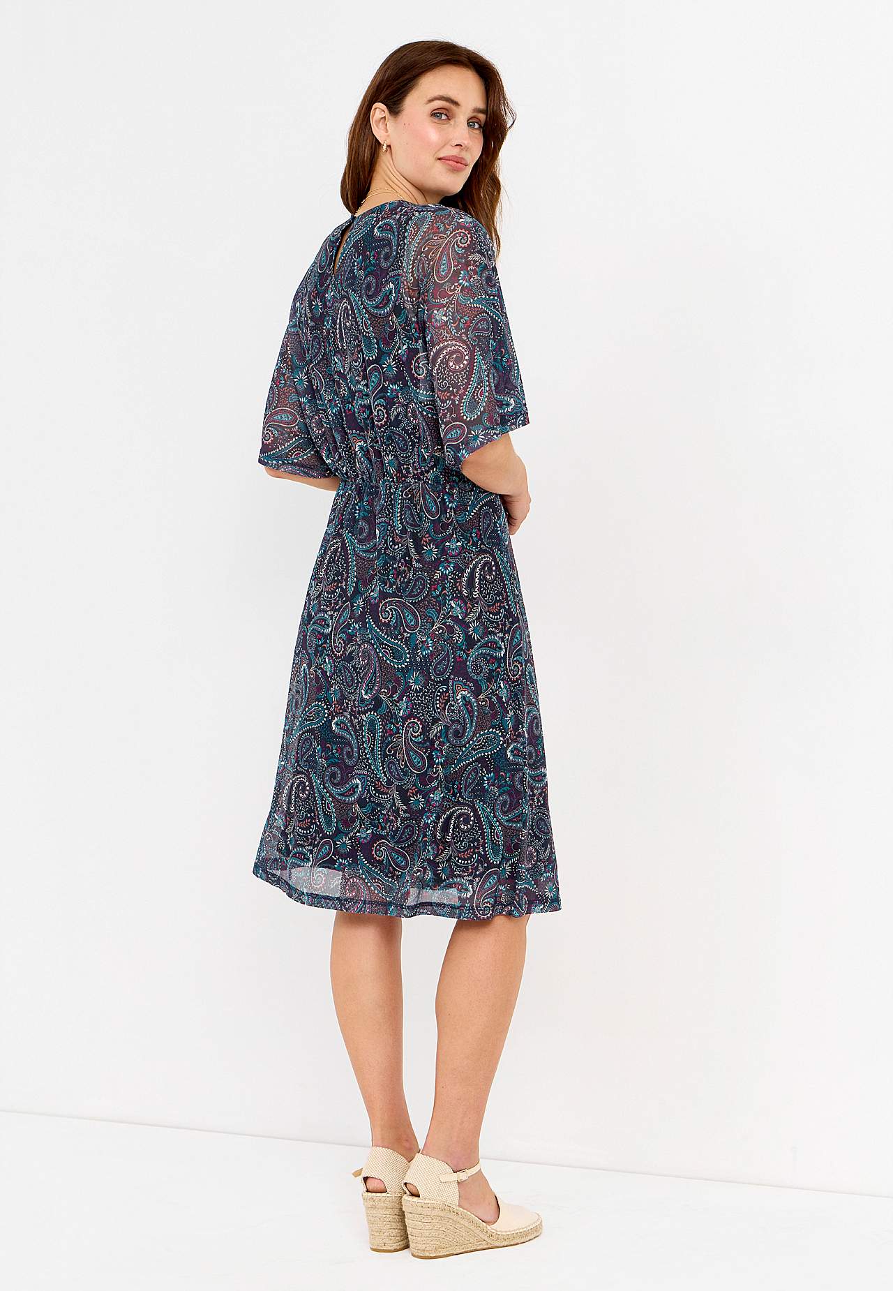 Jerseykleid aus Mesh