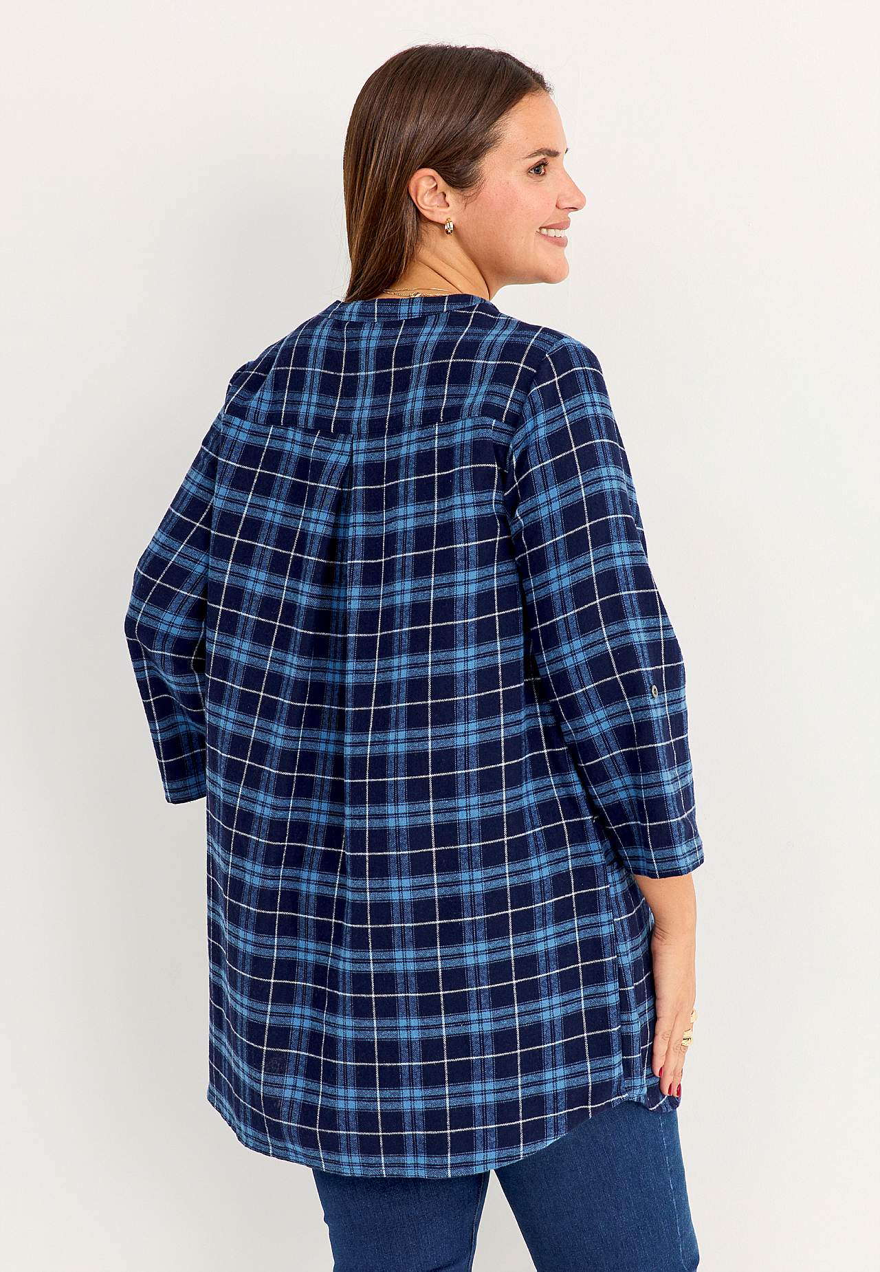 Kariert Tunika aus Flanell Christine