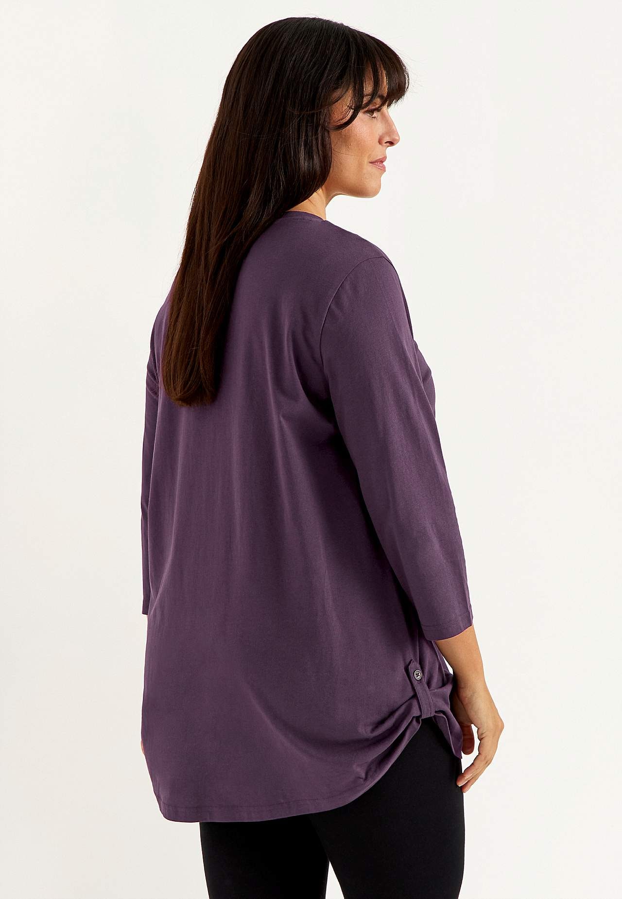 Jersey-Tunika mit 3/4-Ärmel Alexia 2er-Pack