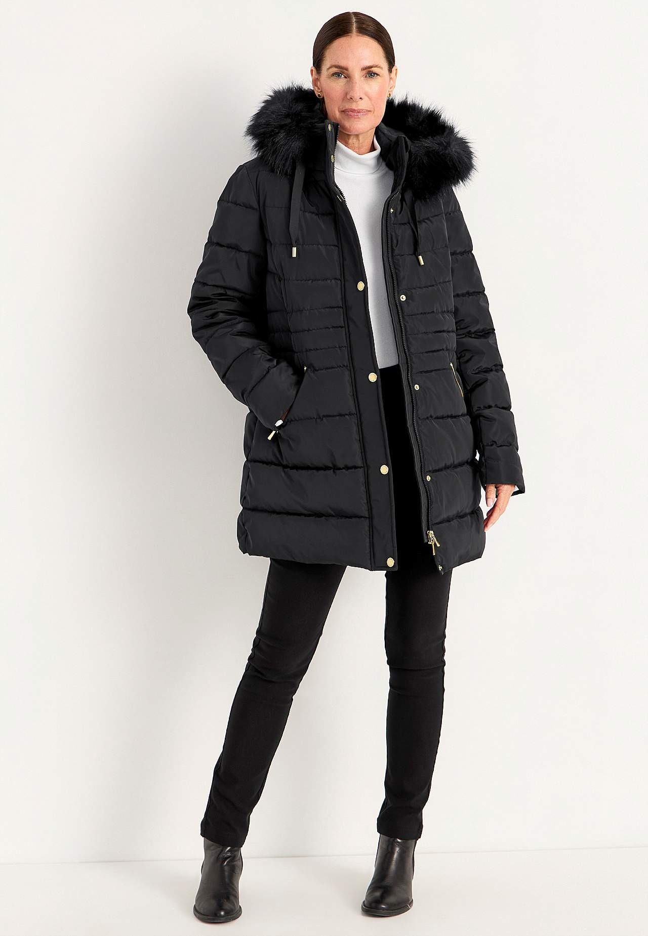 Warm gefütterte Jacke
