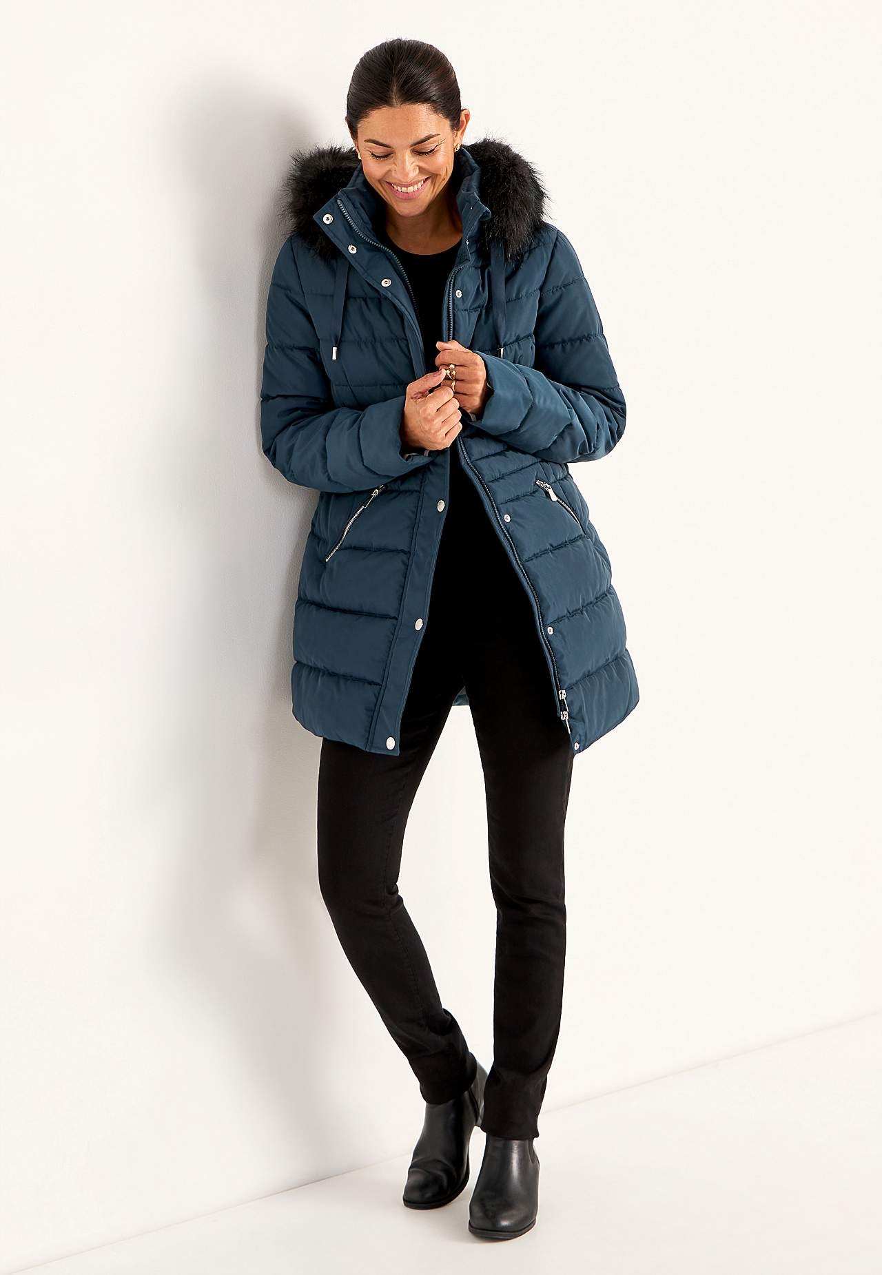 Warm gefütterte Jacke