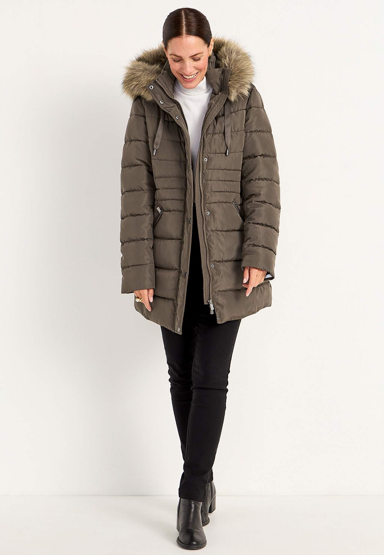 Warm gefütterte Jacke