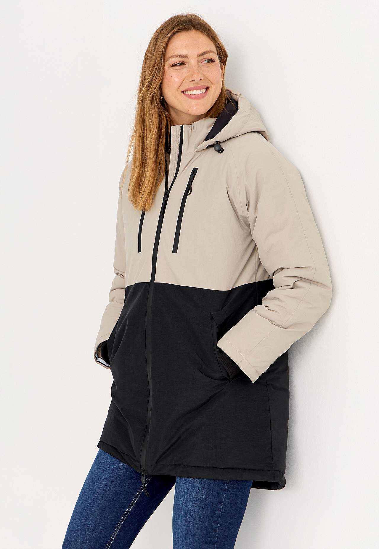 Funktionale, warm gefütterte Jacke