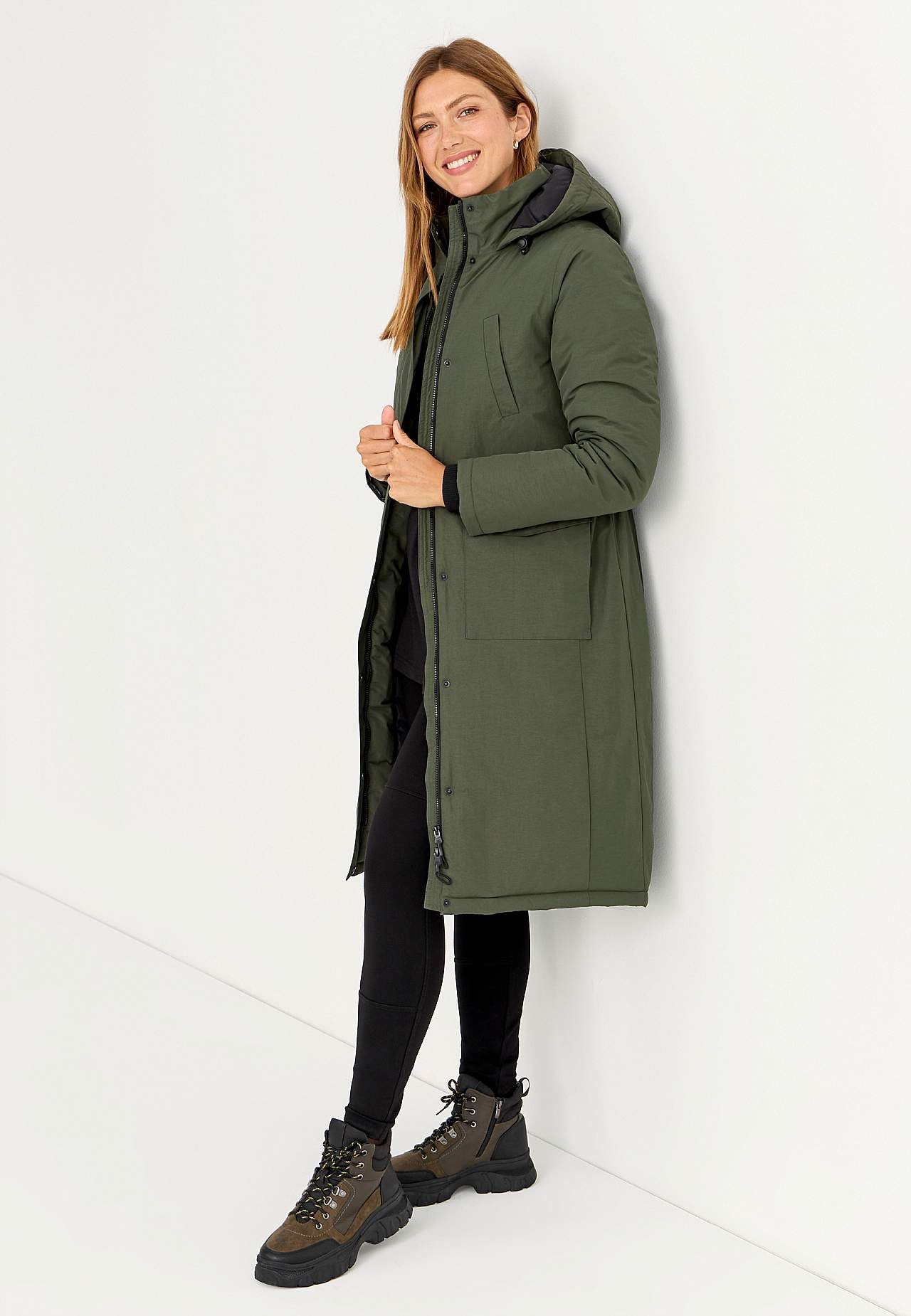 Funktionale, warm gefütterte Jacke