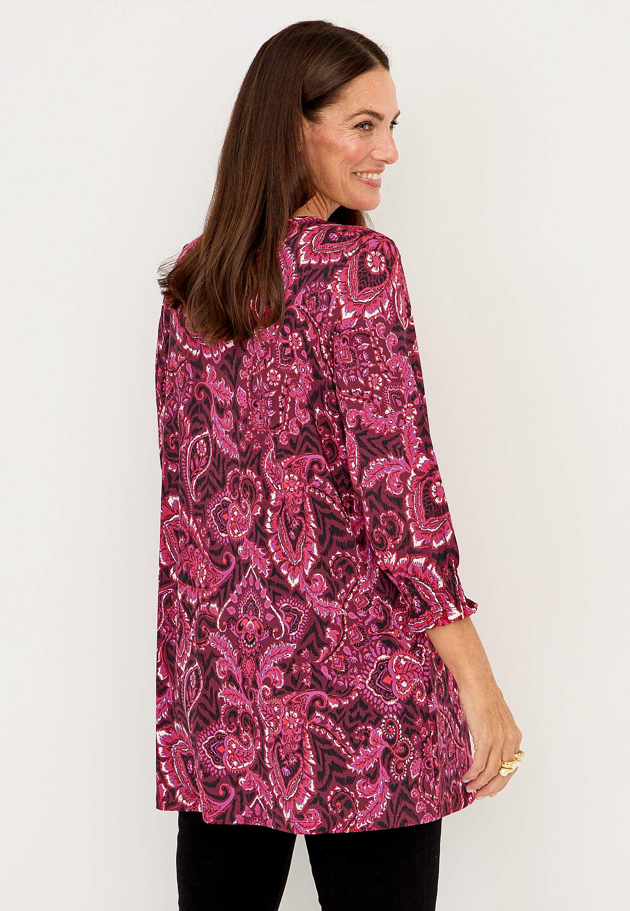 Tunika mit einem Paisley-Muster Camilla