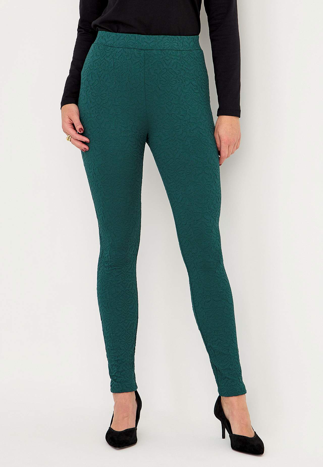 Leggings mit Strukturmuster