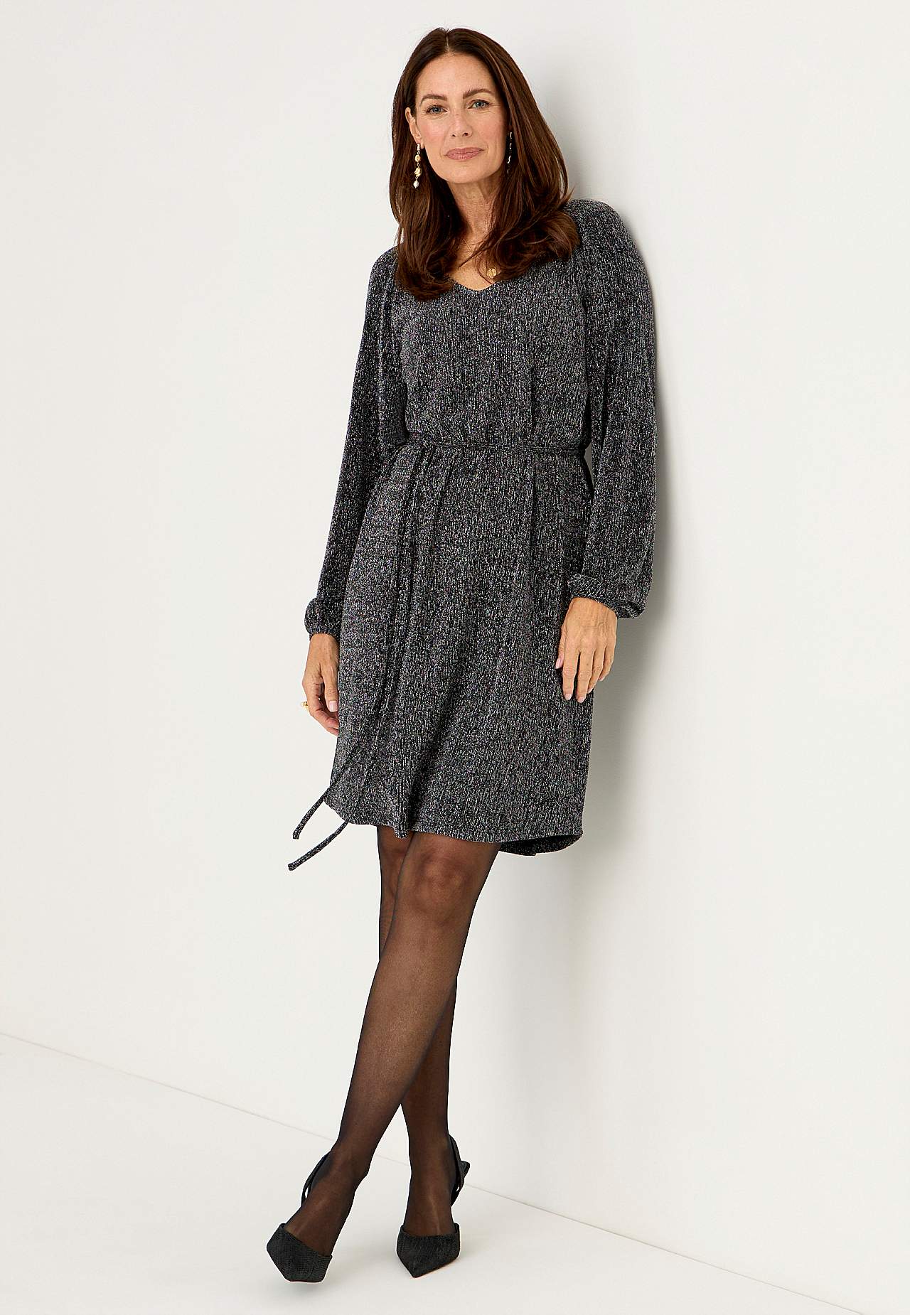 Partykleid mit glitzernden Gewinden Ella