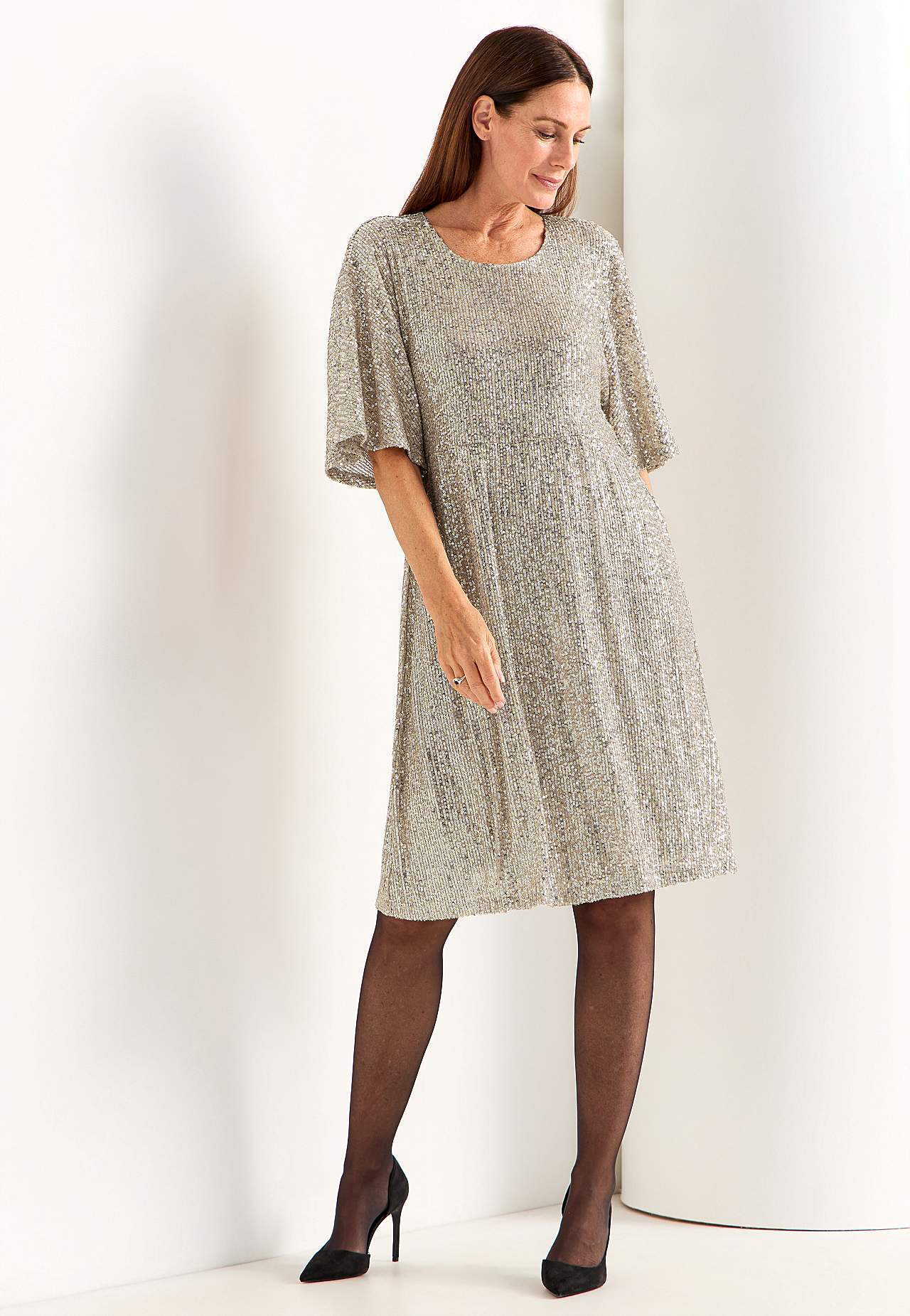 Luxuriöses Paillettenkleid