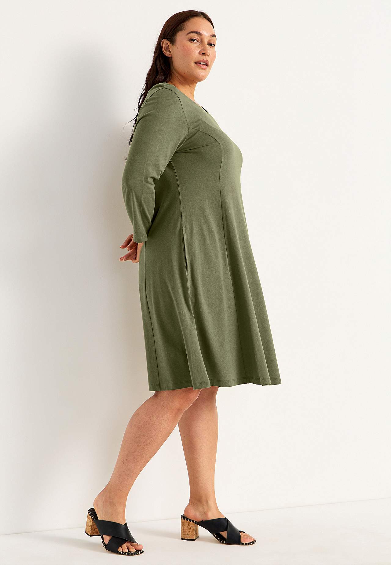 Jerseykleid mit Taschen Amelie