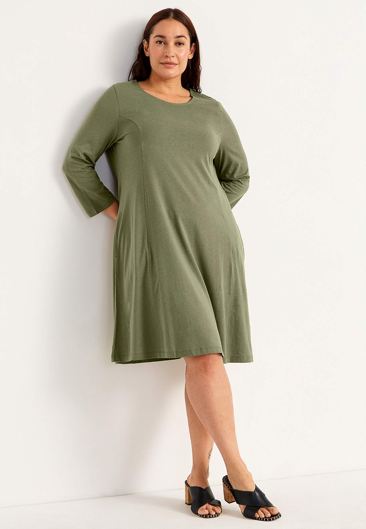 Jerseykleid mit Taschen Amelie