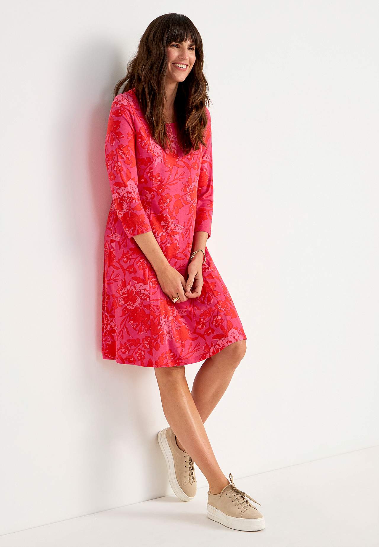 Jerseykleid mit Taschen