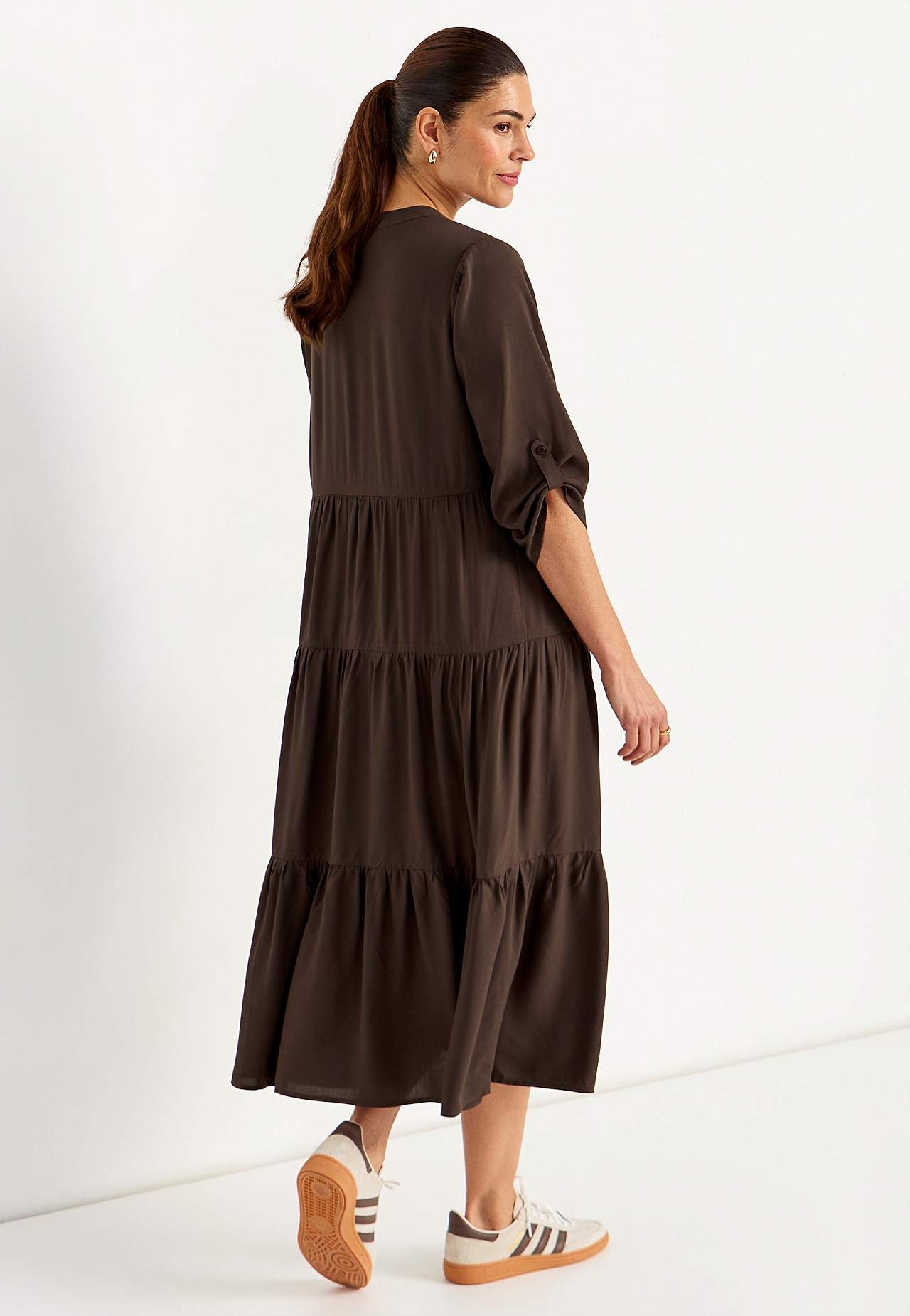 Kleid mit Volants