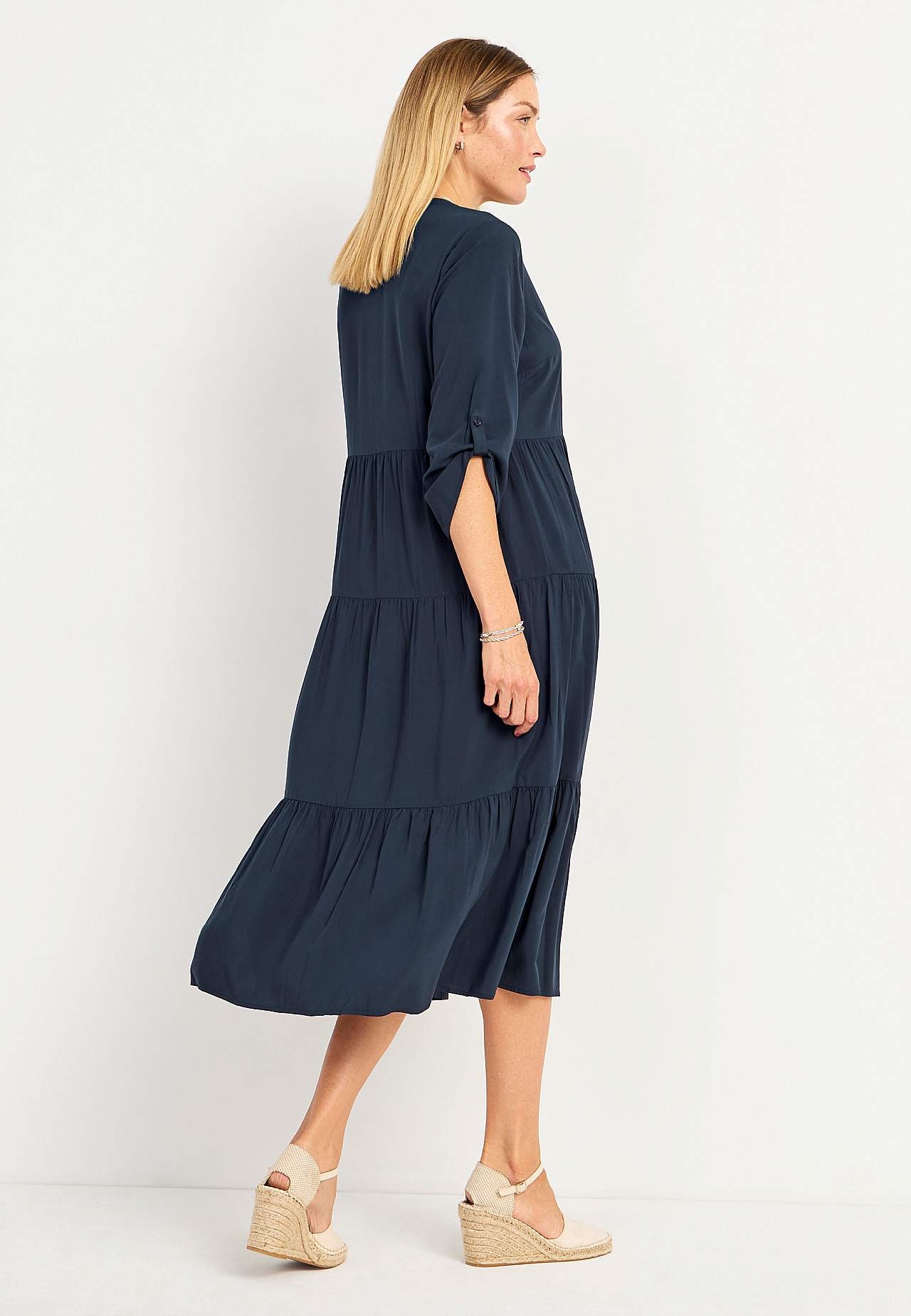 Kleid mit Volants