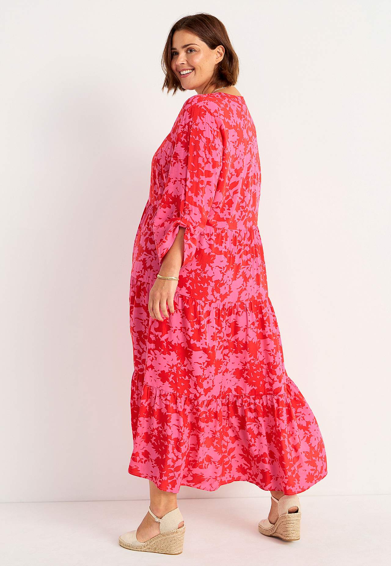 Kleid mit Volants