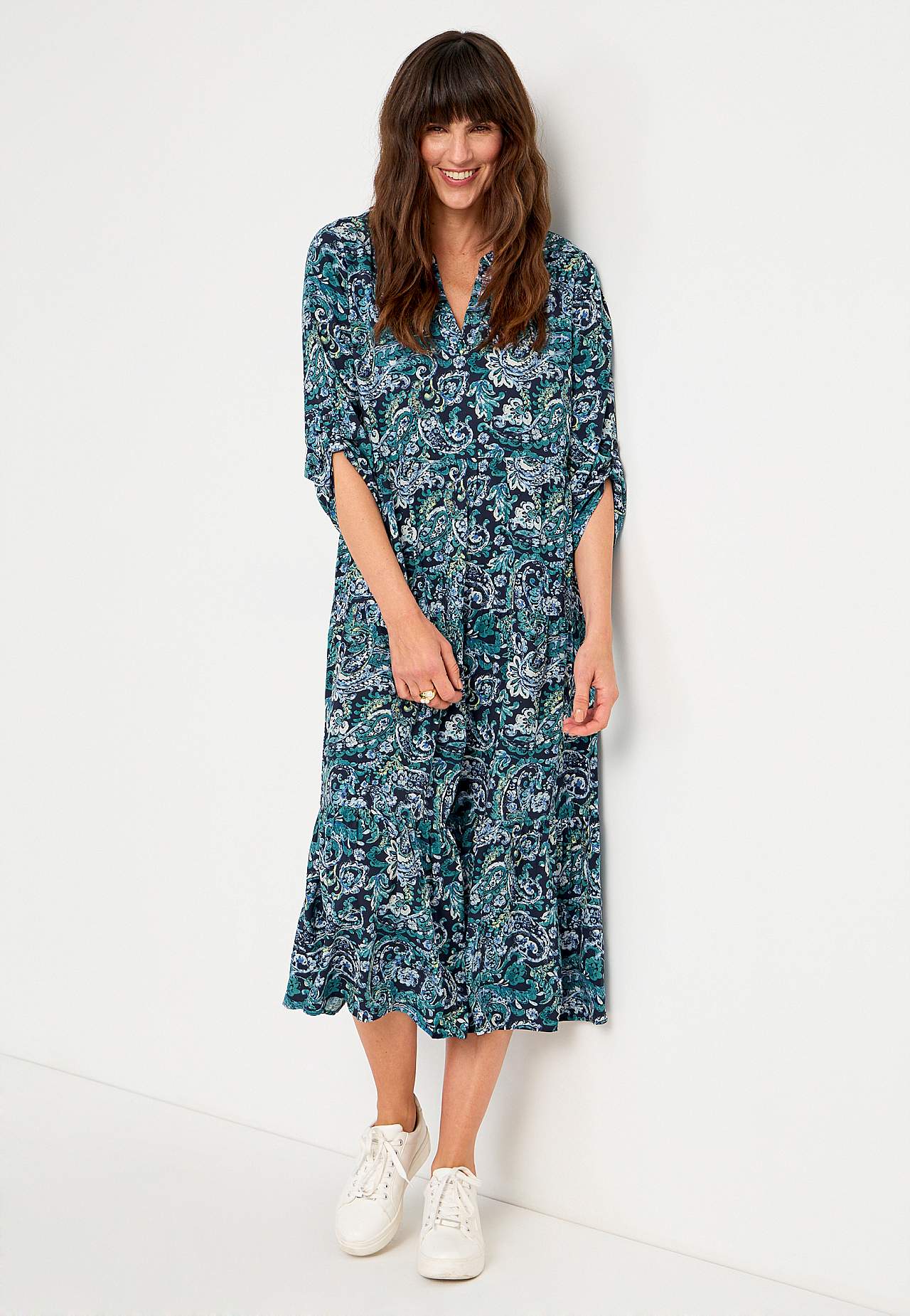 Kleid mit Volants