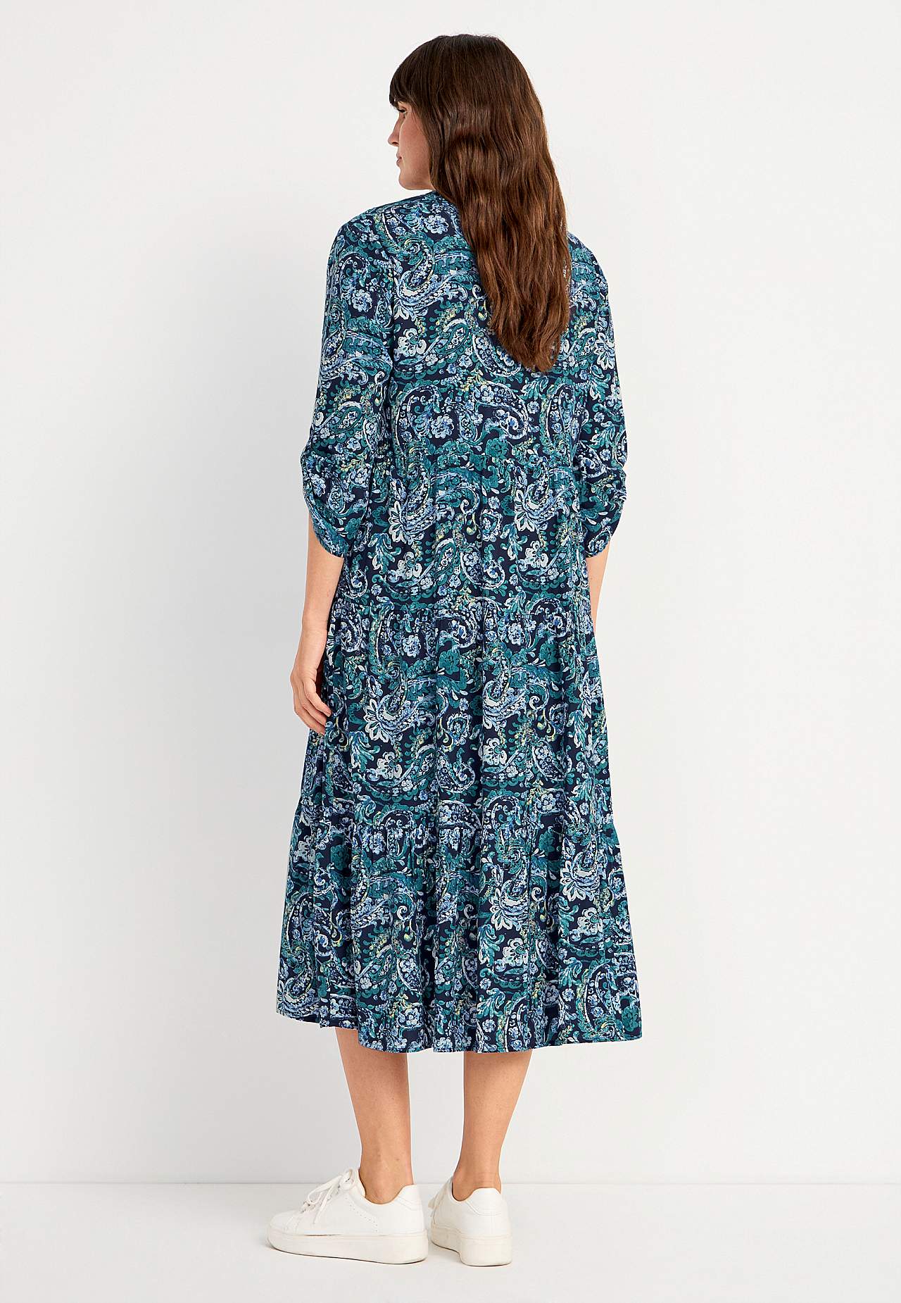 Kleid mit Volants