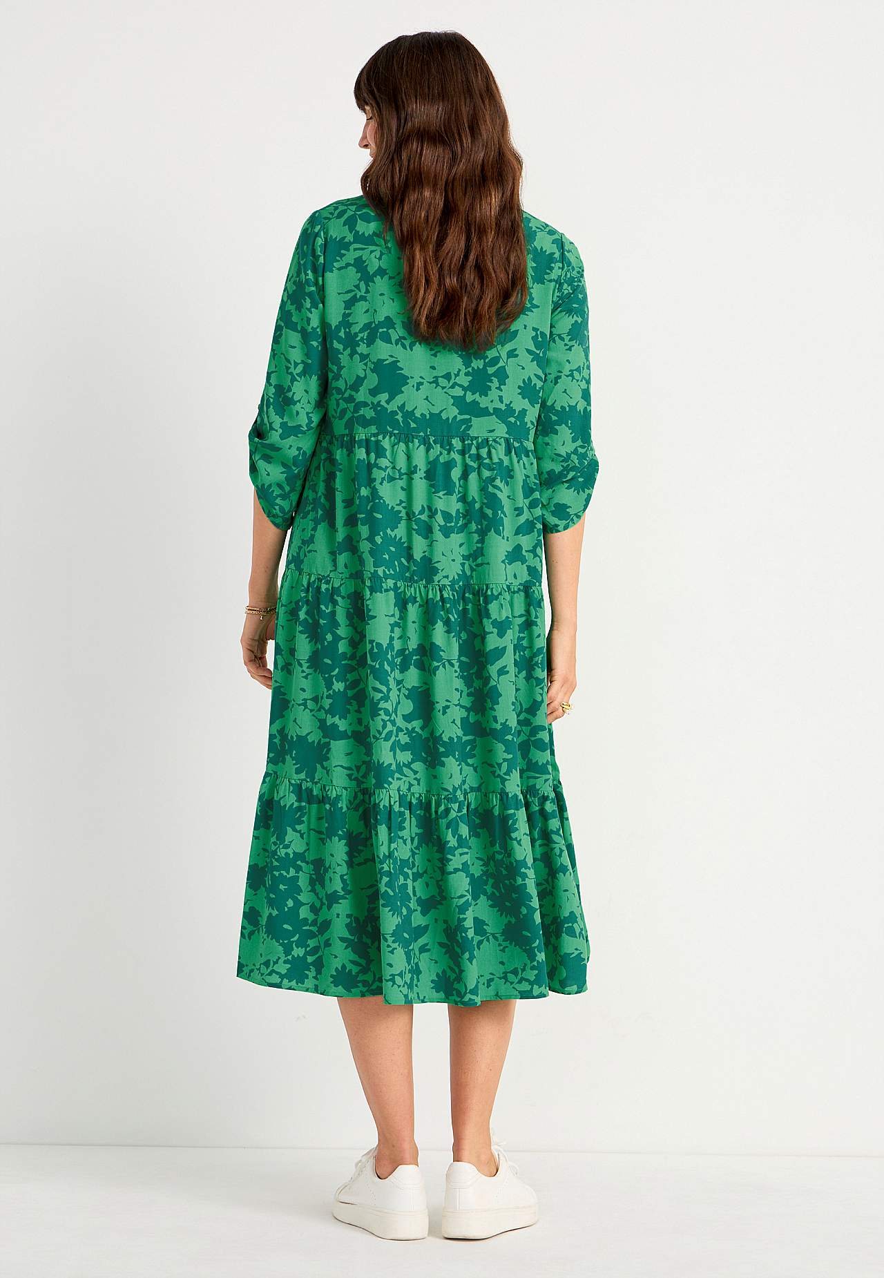 Kleid mit Volants
