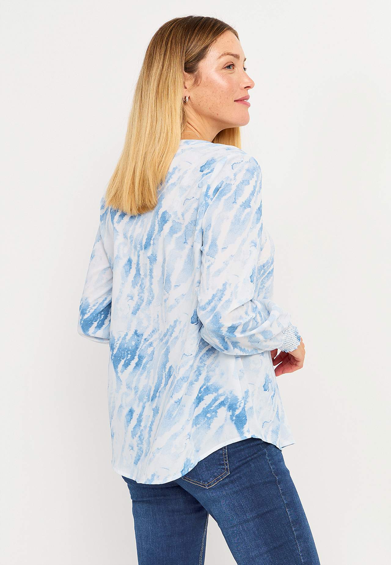 Bluse mit Rüsche Alva