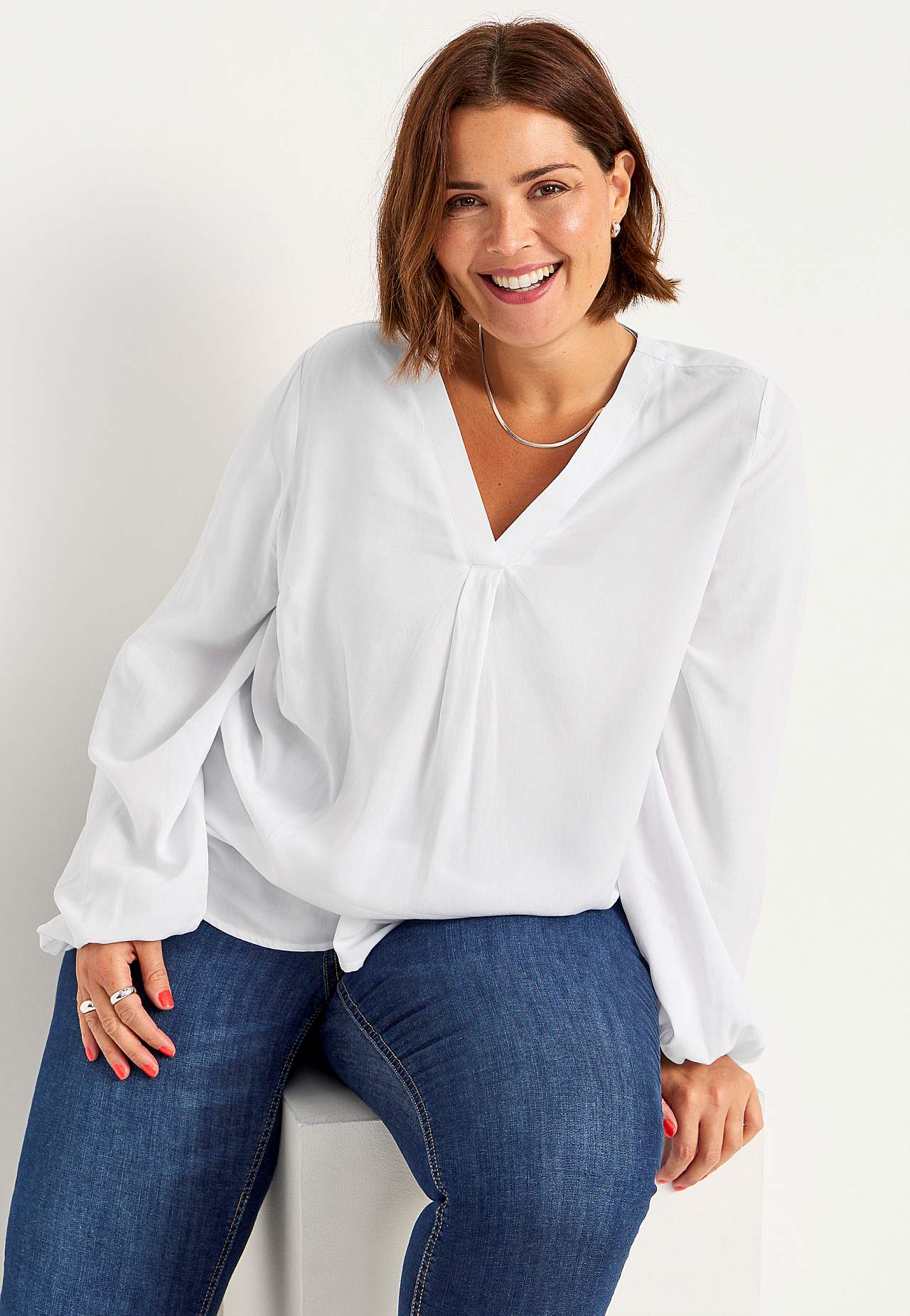 Langärmlige Bluse