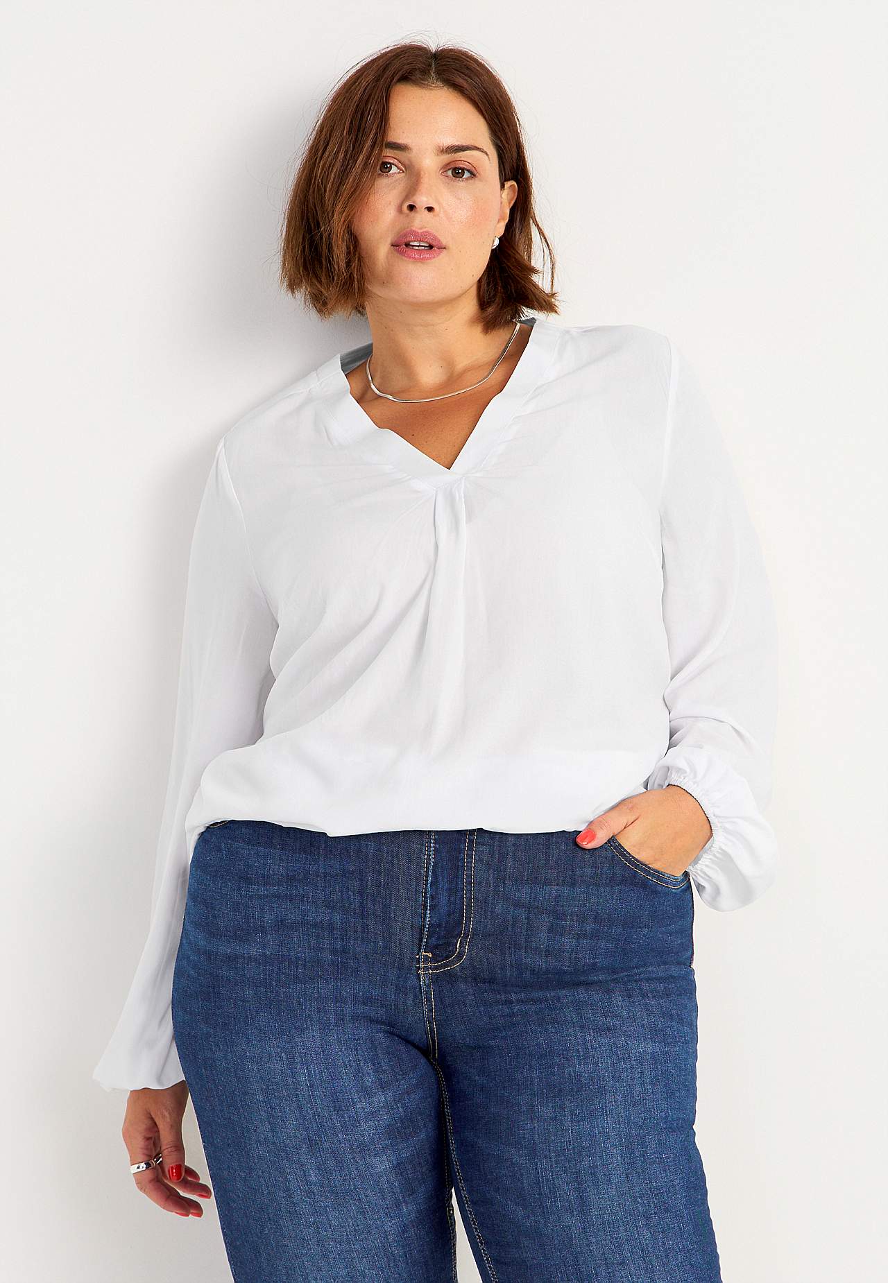 Langärmlige Bluse