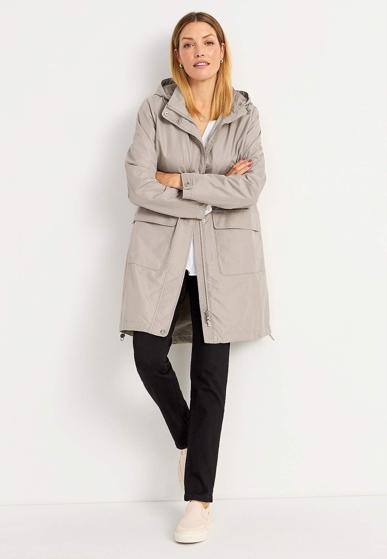 Stylische Parka