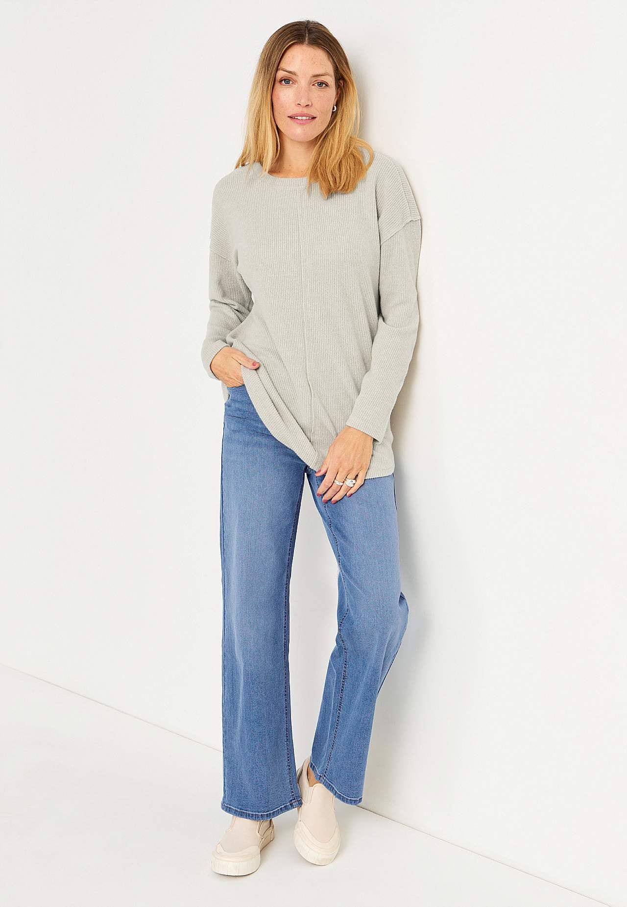 Weicher Pullover mit einem Feinstrick Susan