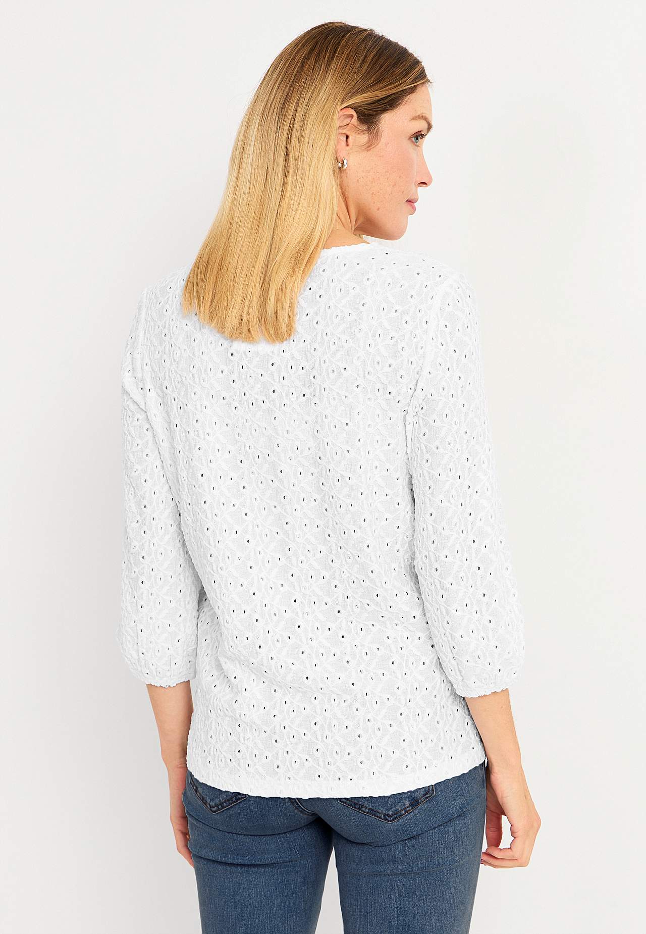 Spitzenbustier mit Lochmuster