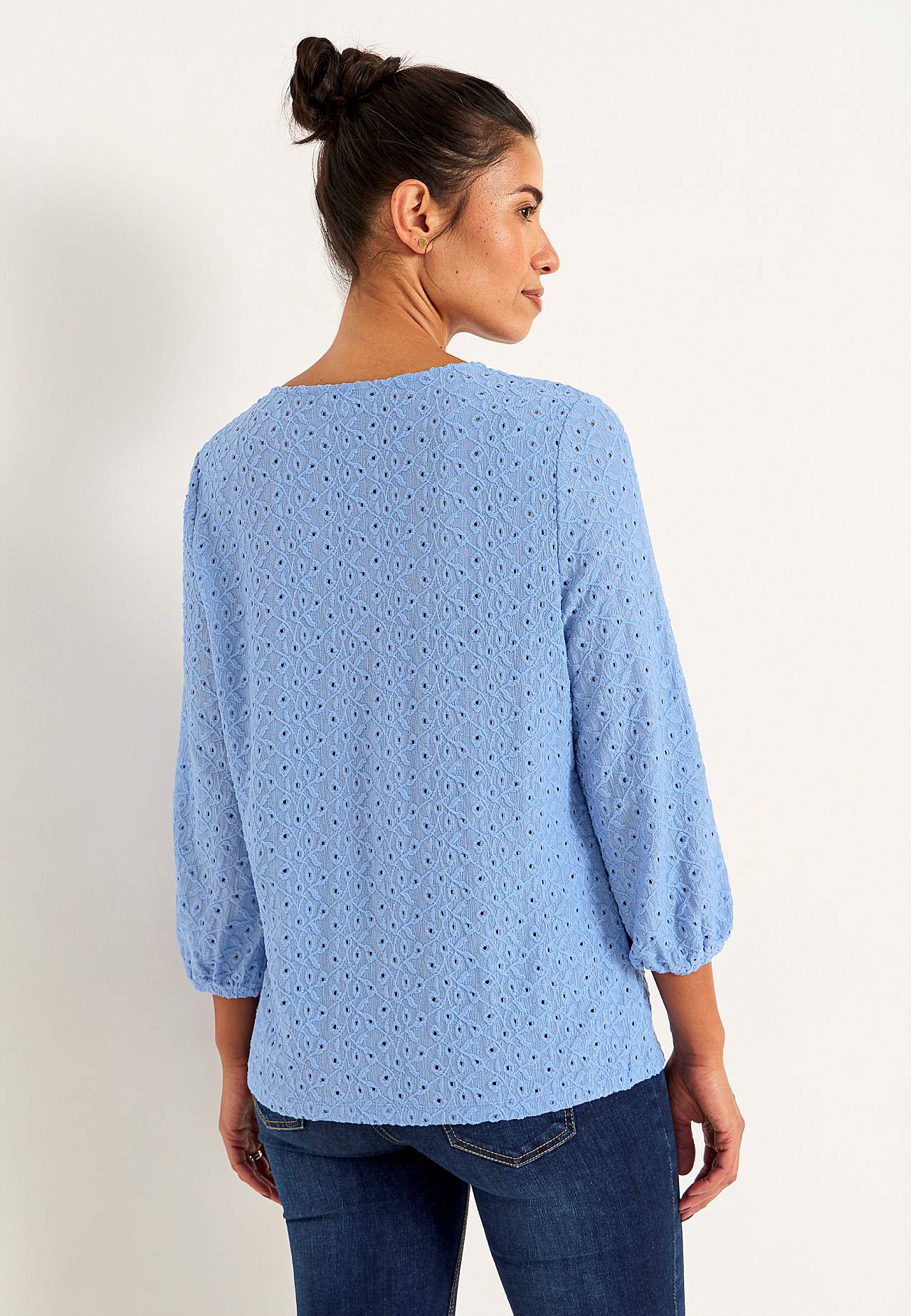 Spitzenbustier mit Lochmuster