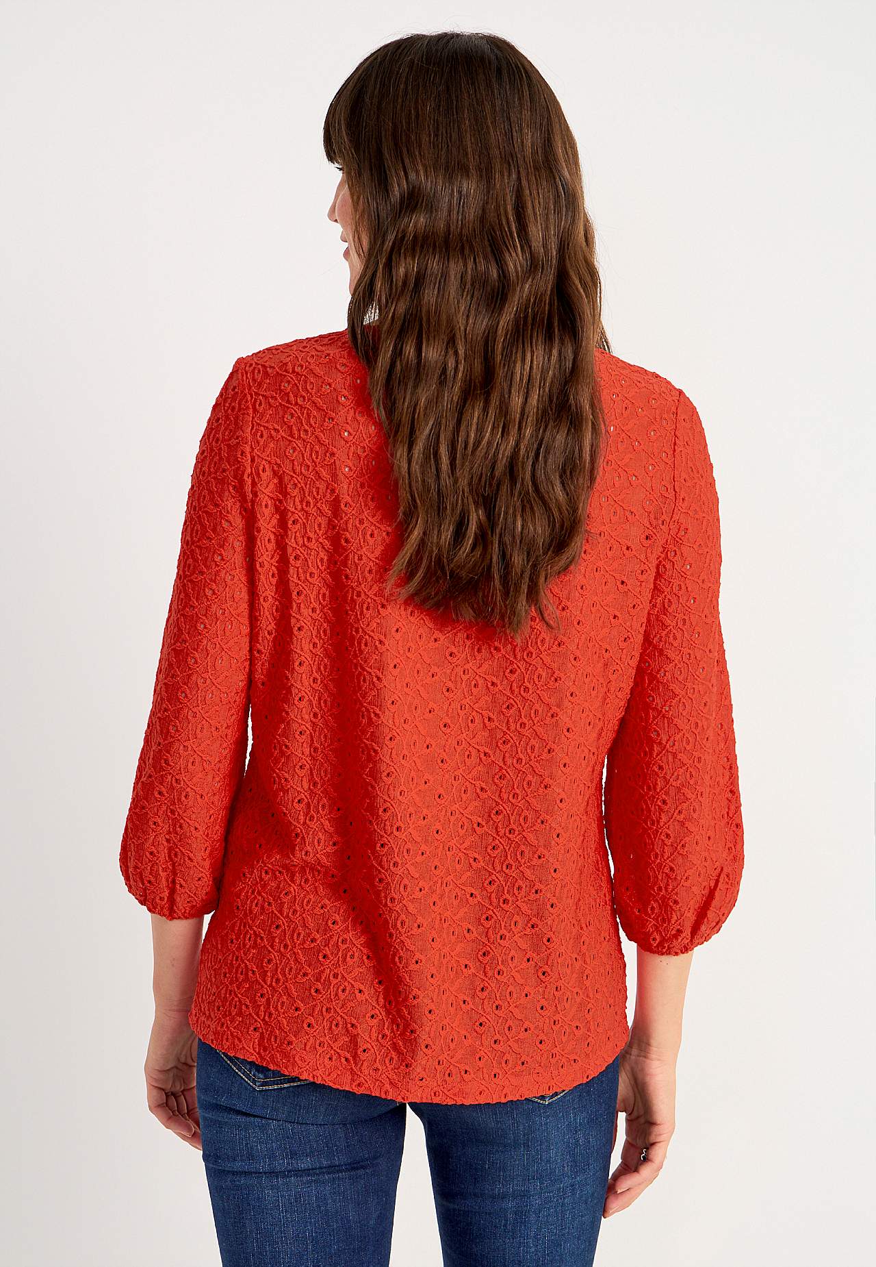 Spitzenbustier mit Lochmuster