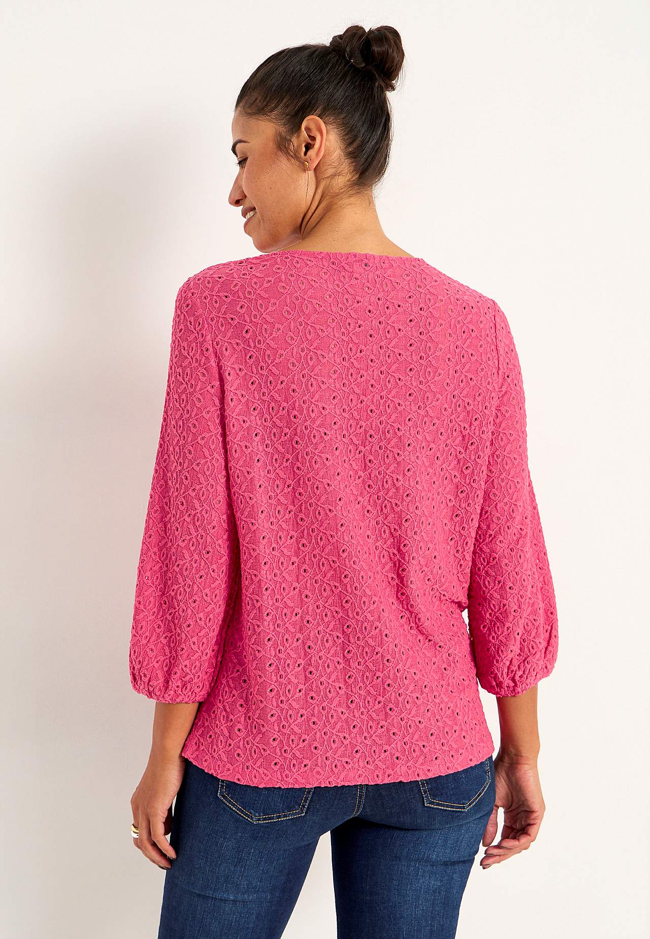 Spitzenbustier mit Lochmuster