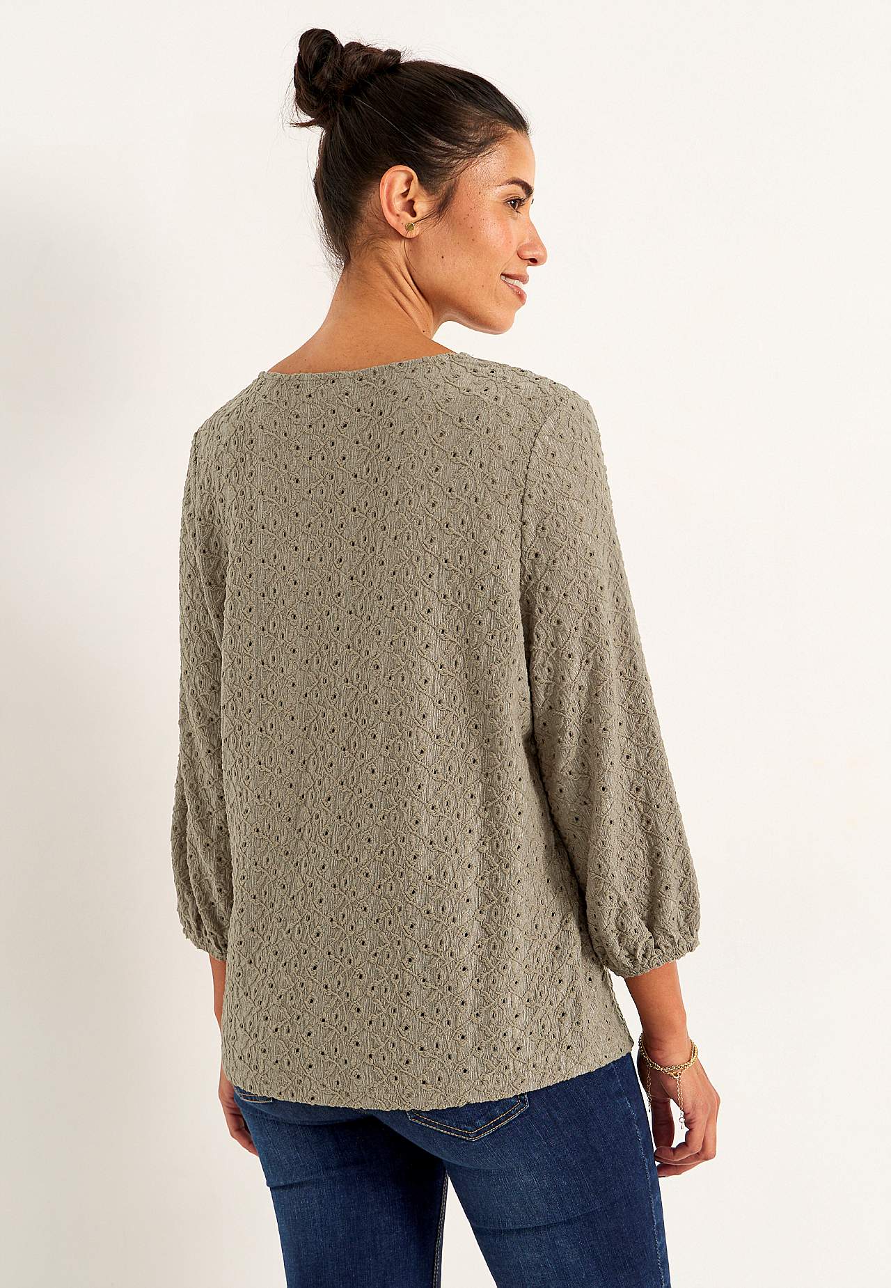 Spitzenbustier mit Lochmuster