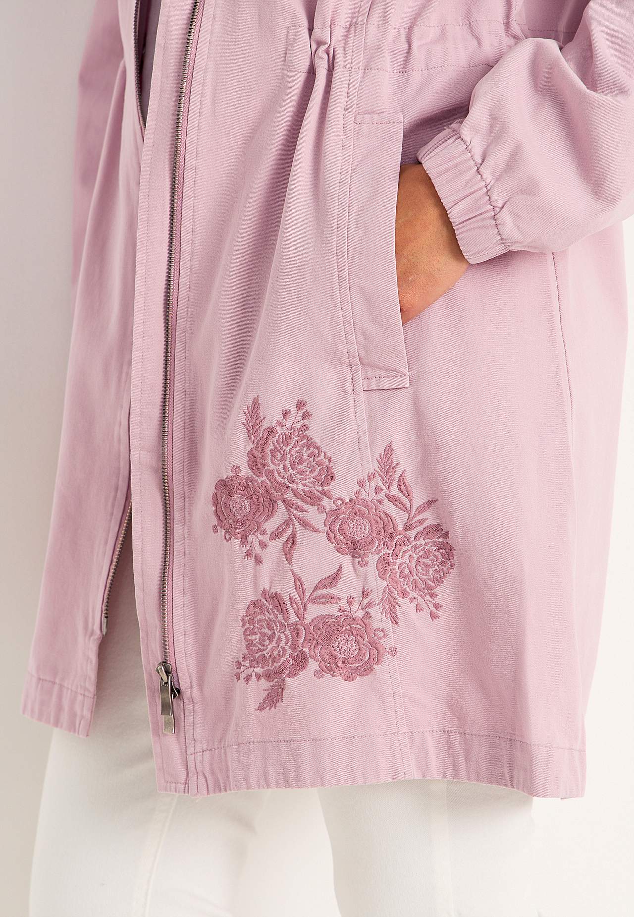 Parka mit Stickerei