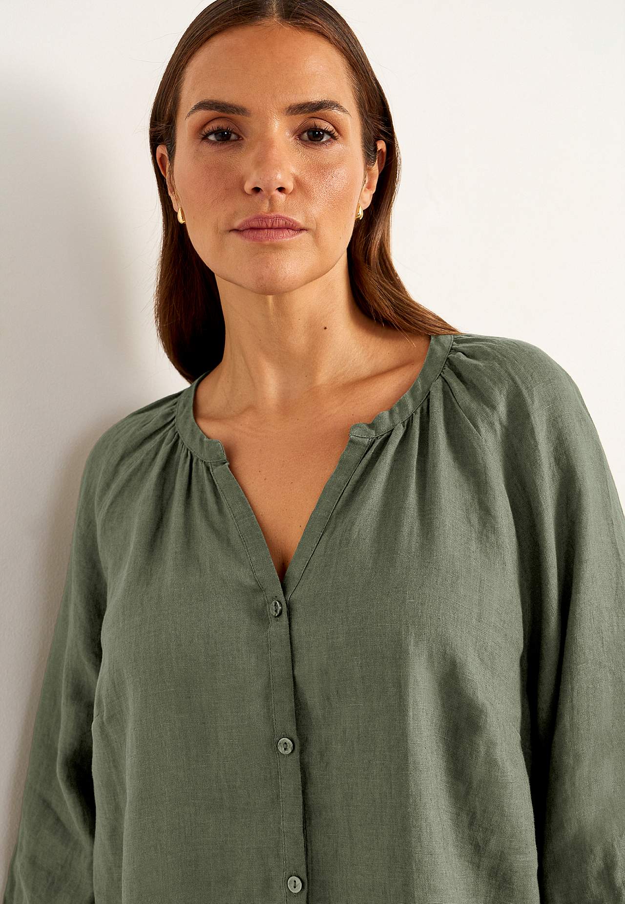 Leinen-Bluse Premium