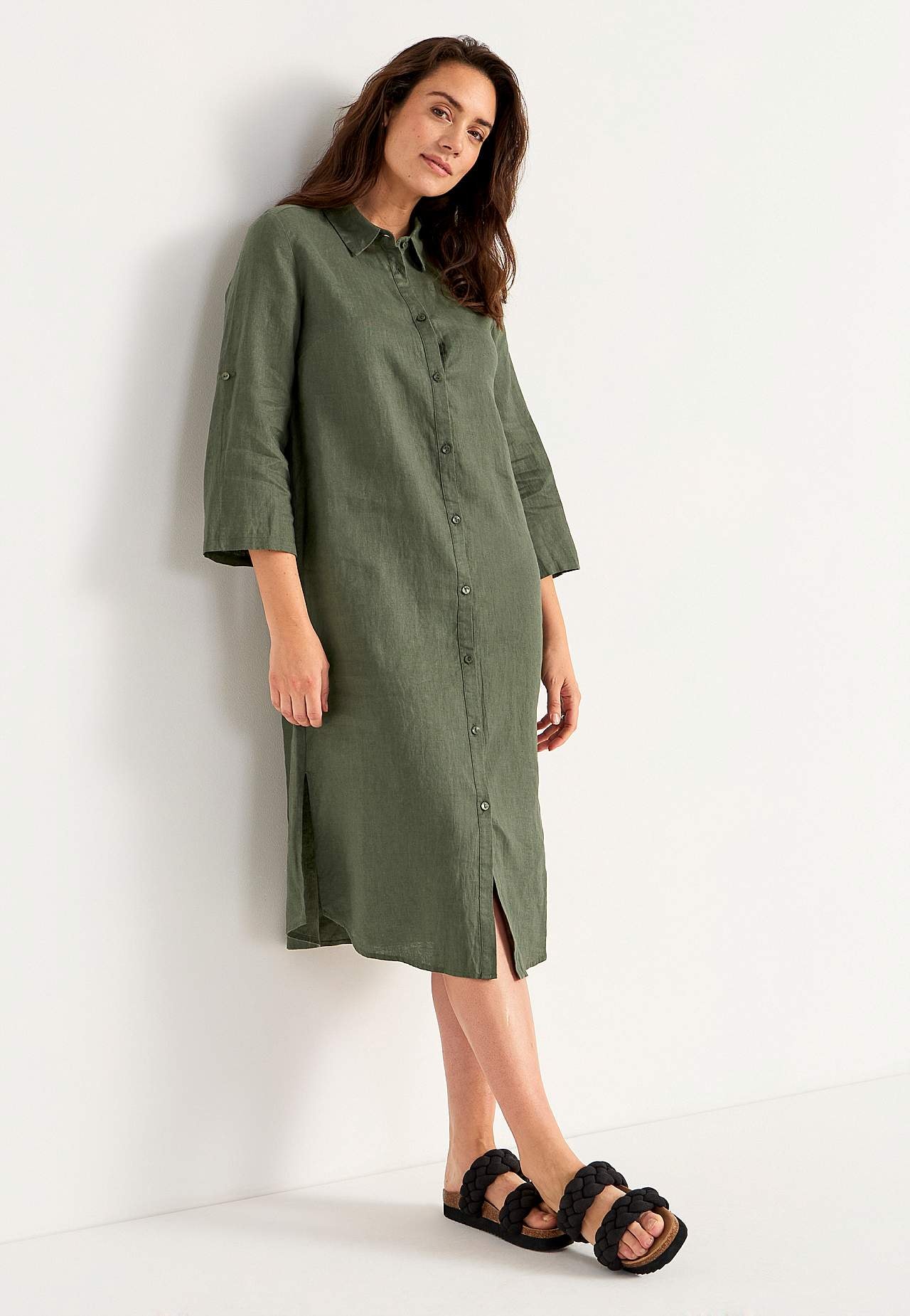Hemdkleid Premium aus Flachs