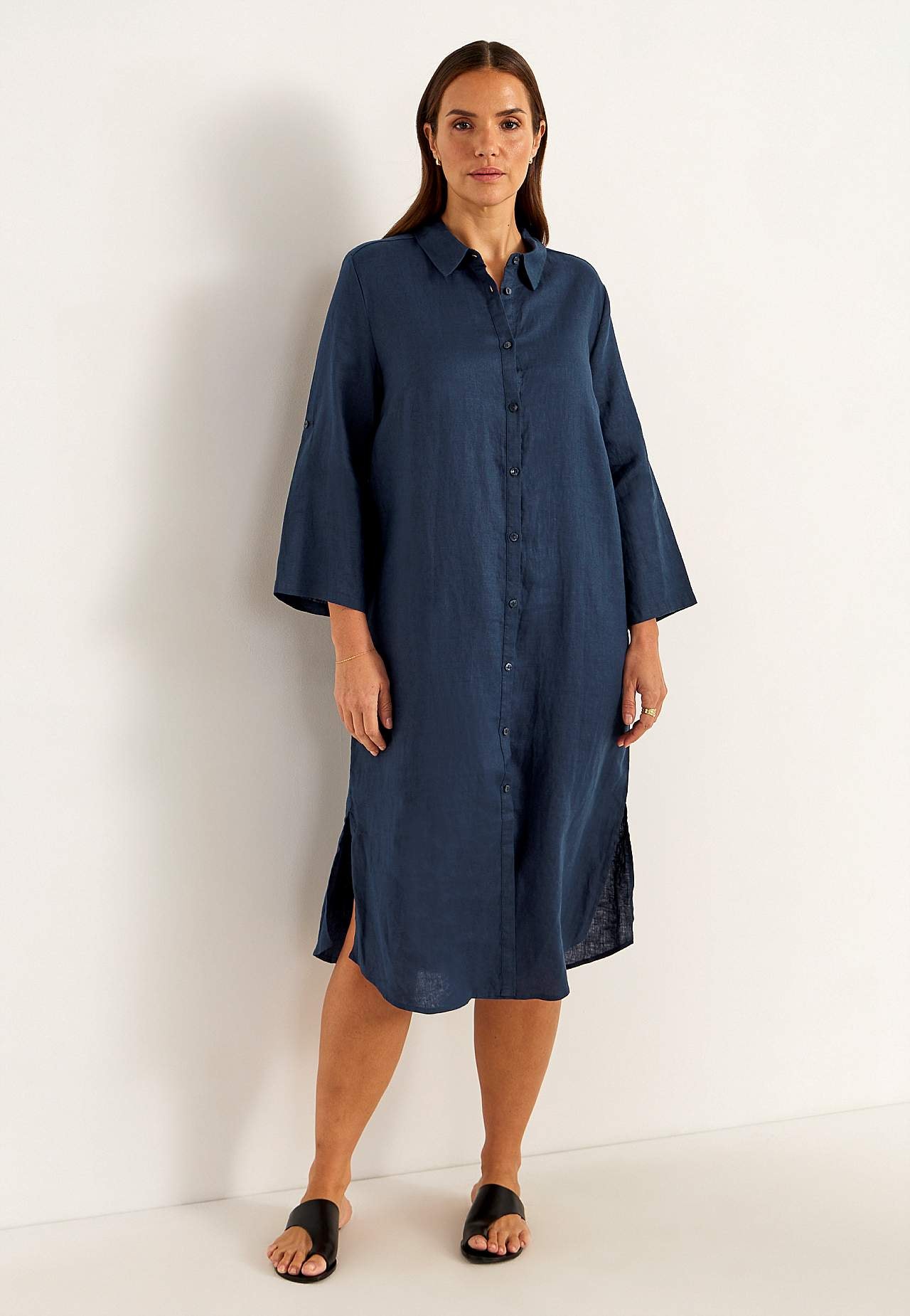 Hemdkleid Premium aus Flachs