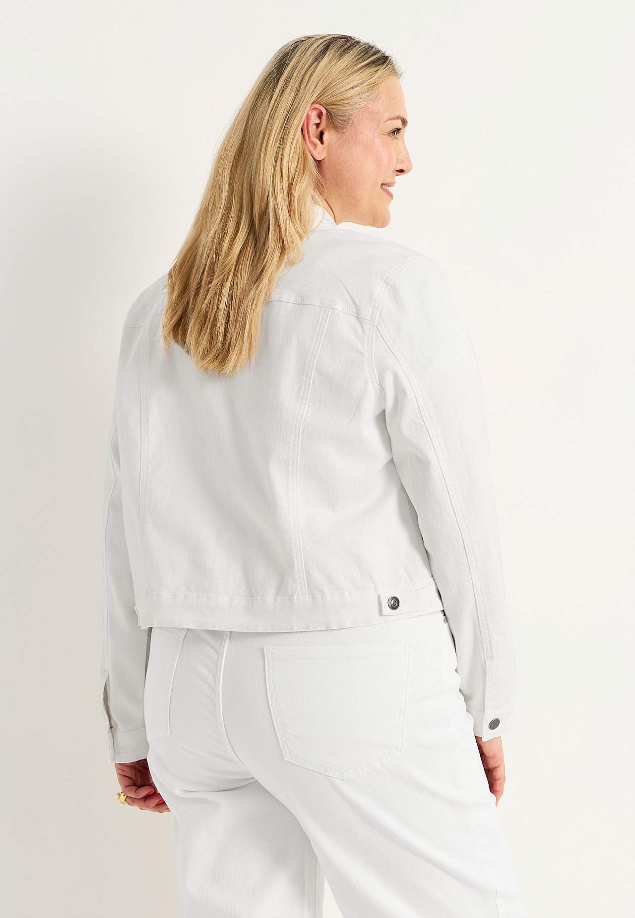 Jeansjacke mit Stretch