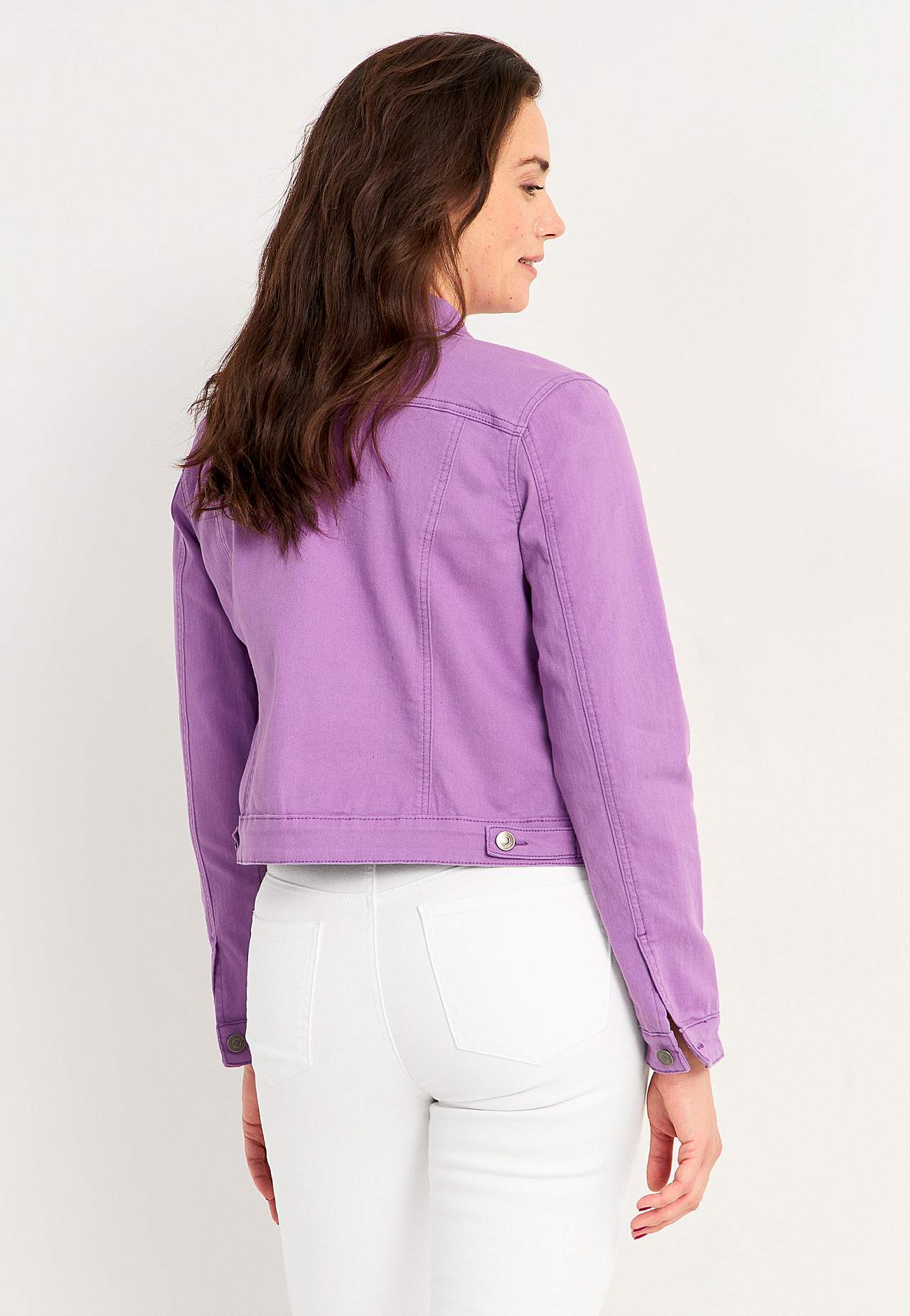 Jeansjacke mit Stretch