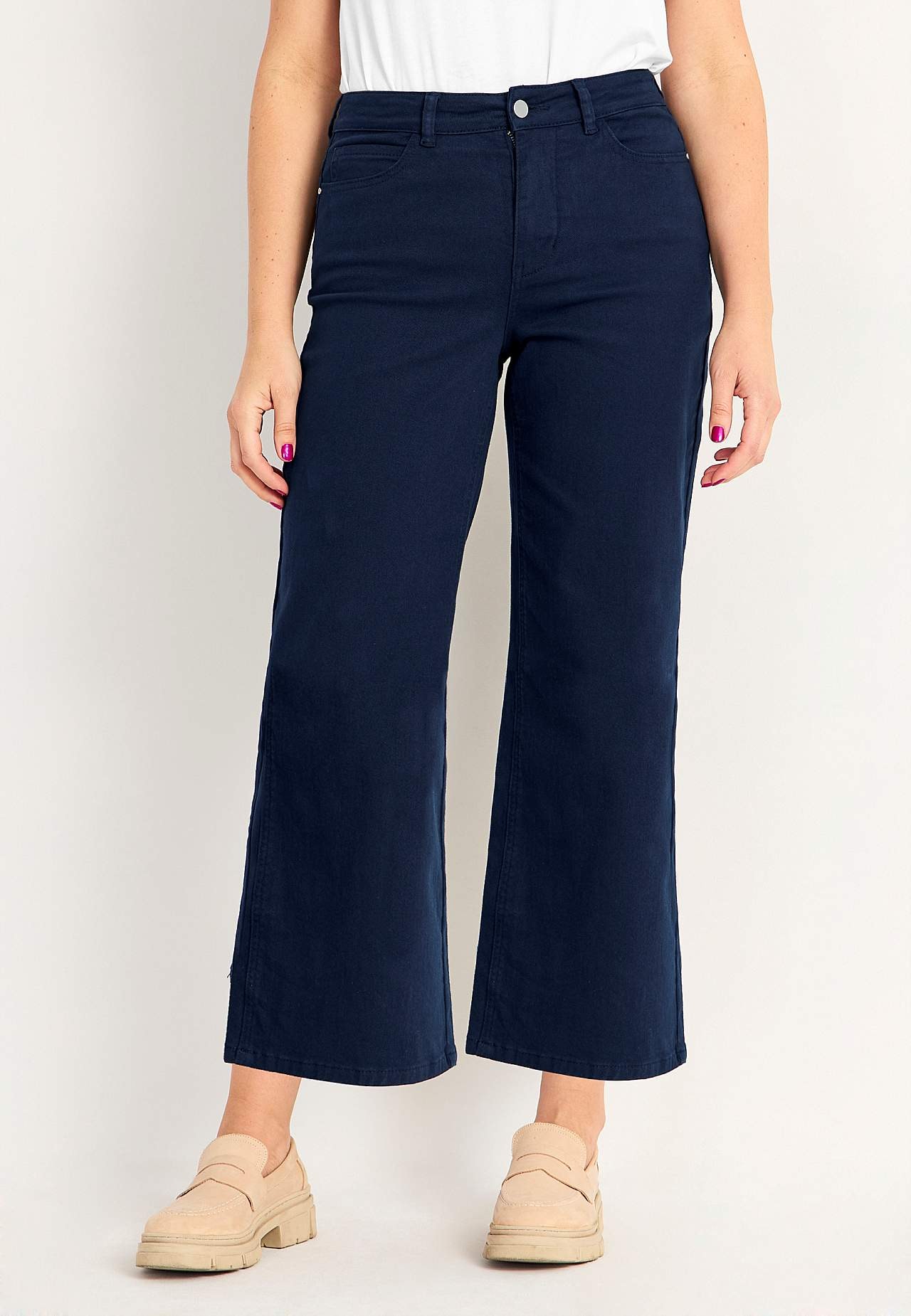 Elastische Knöcheljeans