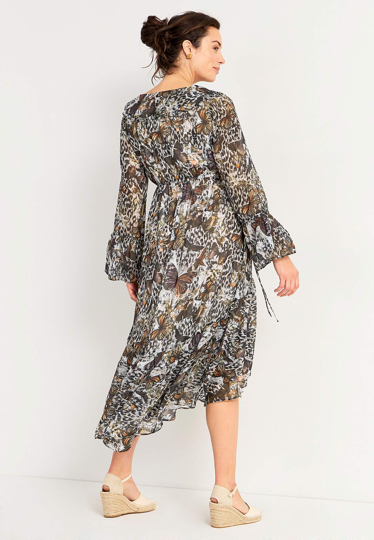 Gemustertes Chiffon-Kleid Thessaloniki