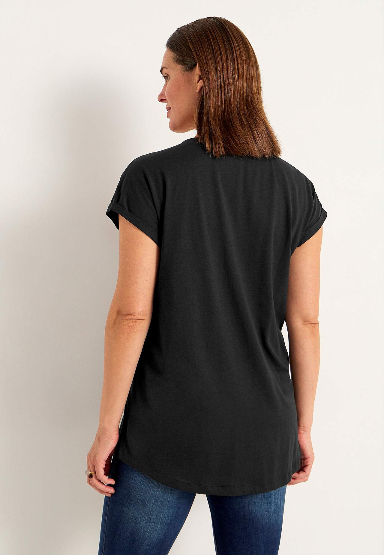 Kurzärmlige Jersey-Tunika