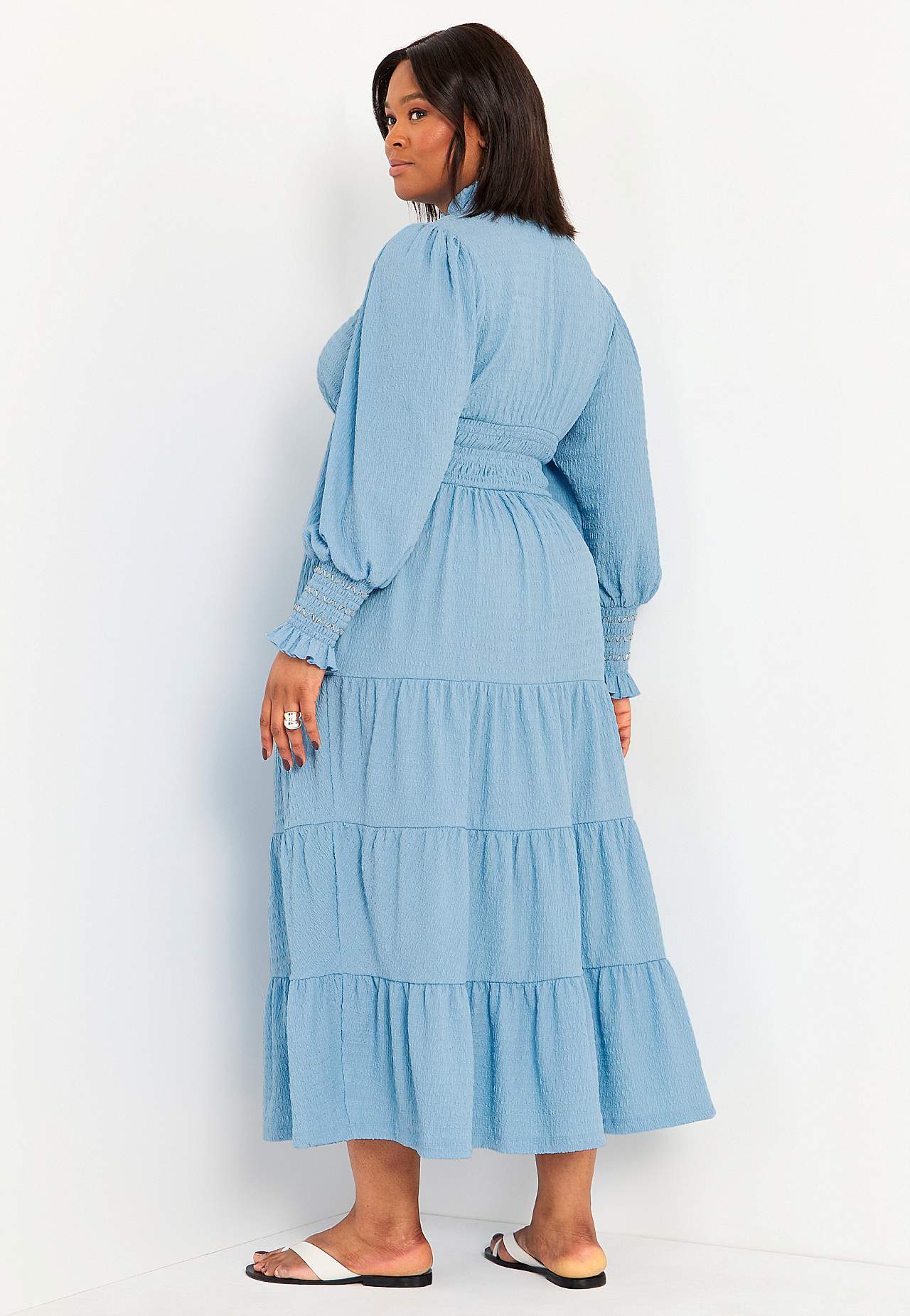 Langärmliges Maxikleid Portofino