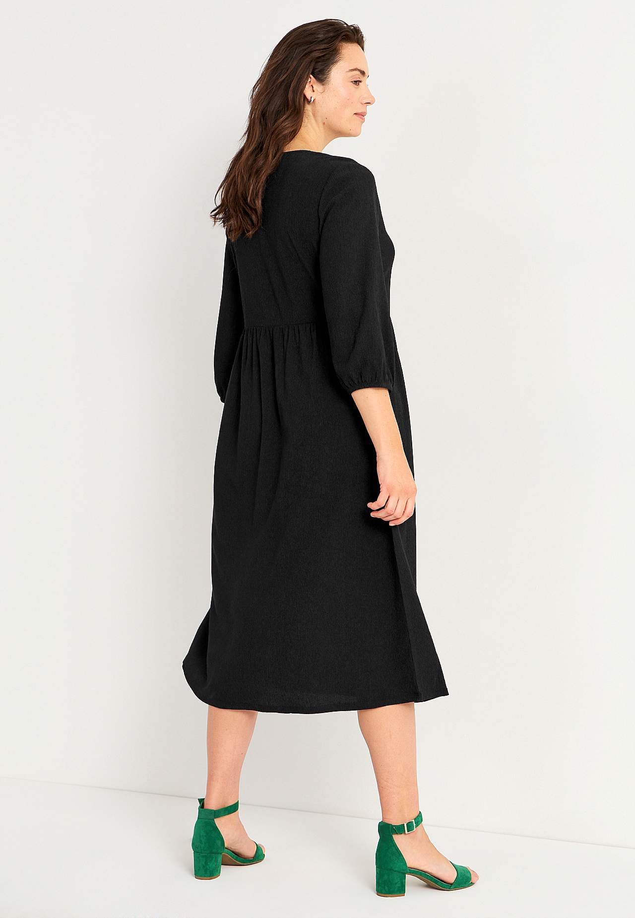Jerseykleid mit Strukturmuster
