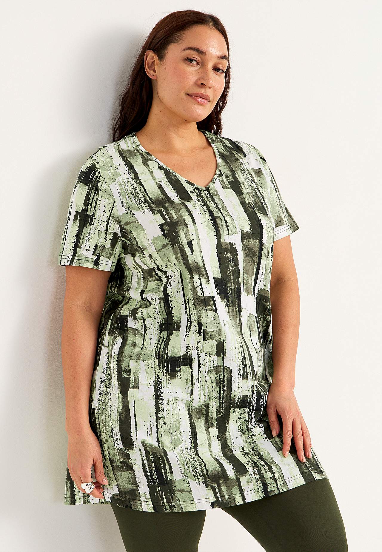 Kurzärmlige Jersey-Tunika Bigitta 2er-Pack