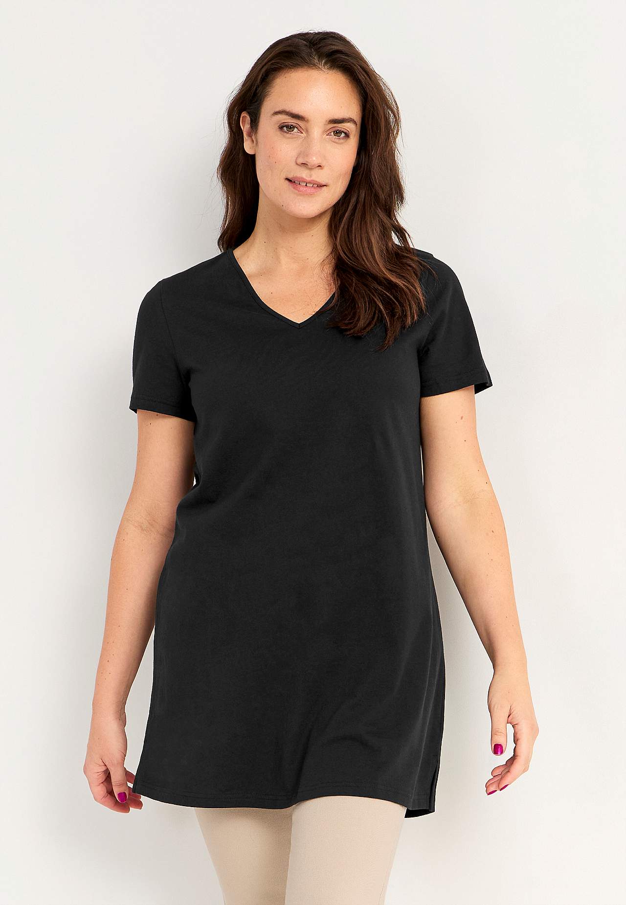Kurzärmlige Jersey-Tunika Bigitta 2er-Pack