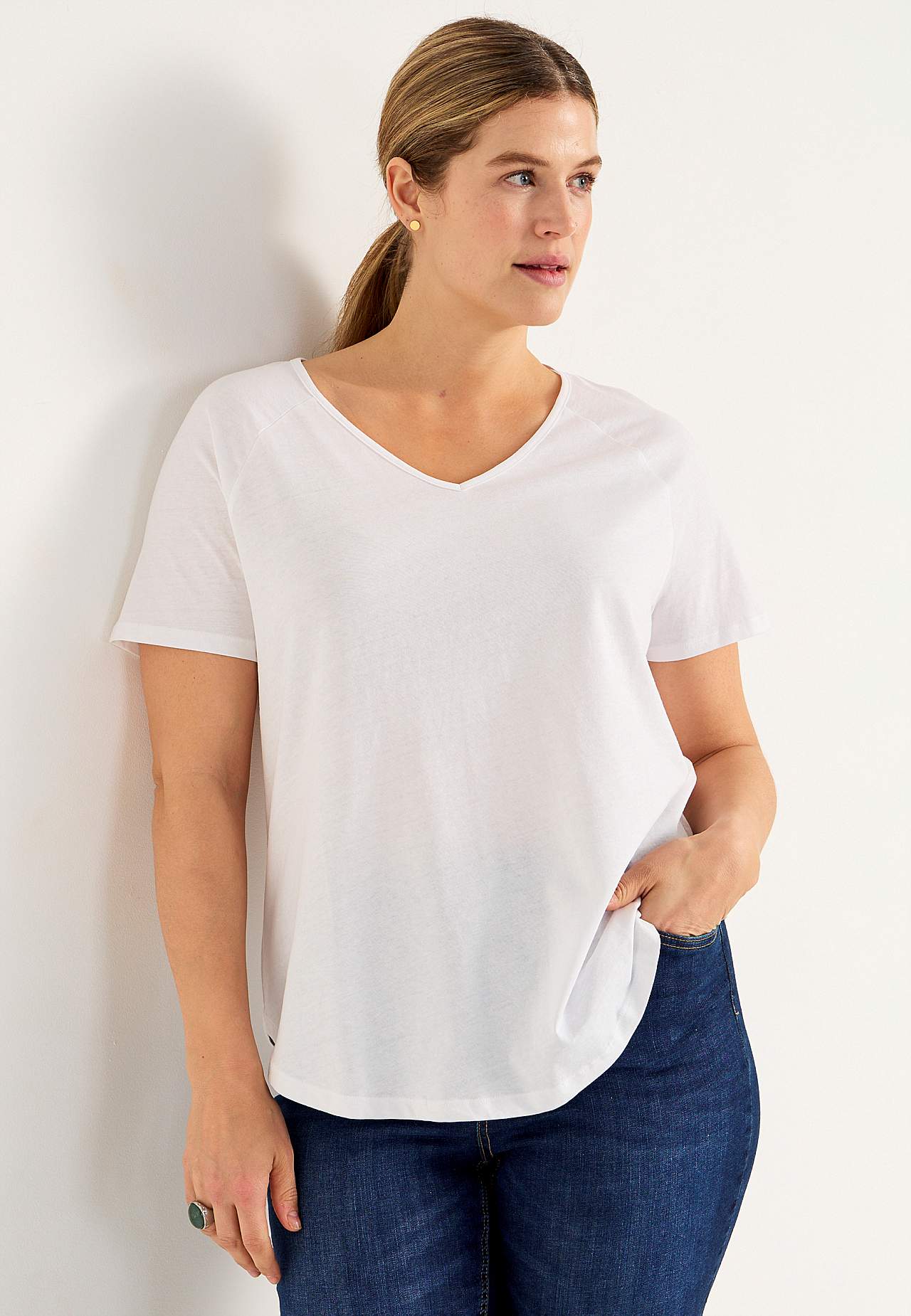 Jersey-Top mit Raglanärmel 2er-Pack