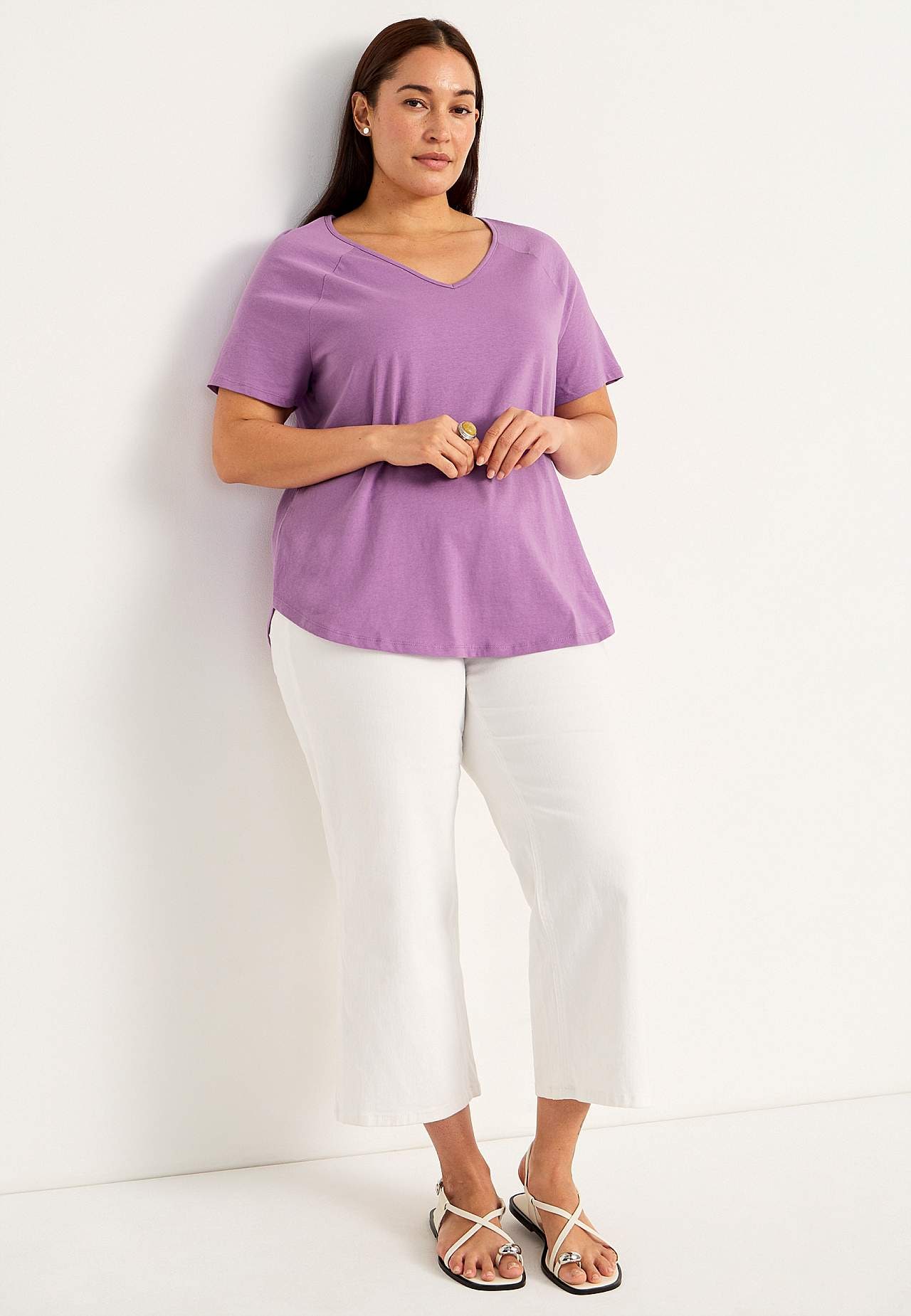 Jersey-Top mit Raglanärmel 2er-Pack