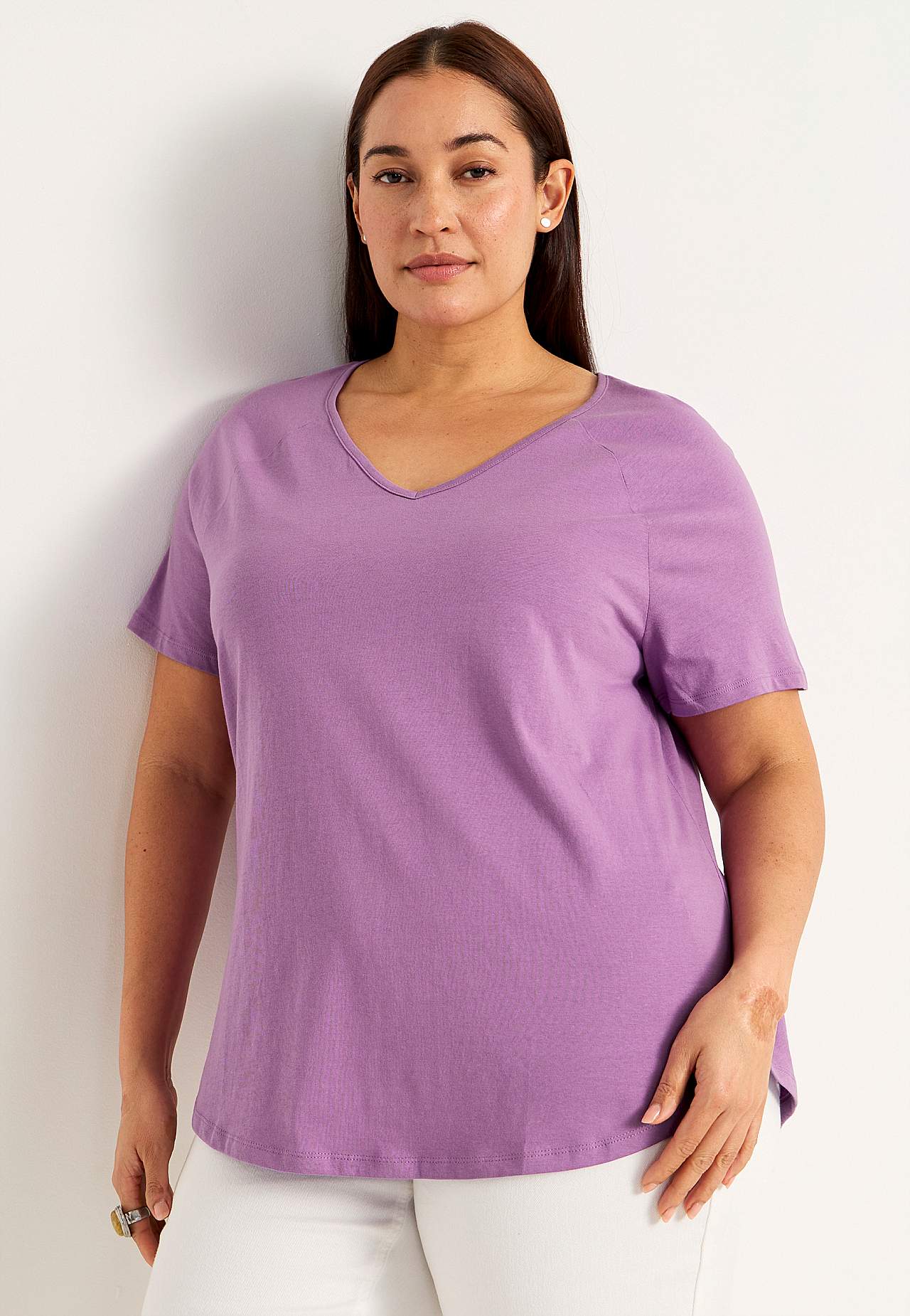 Jersey-Top mit Raglanärmel 2er-Pack