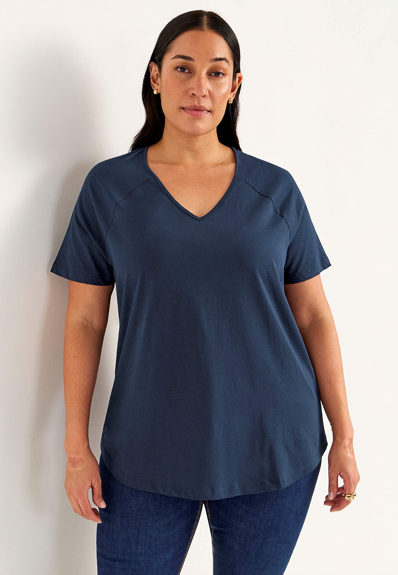 Jersey-Top mit Raglanärmel Alex 2er-Pack