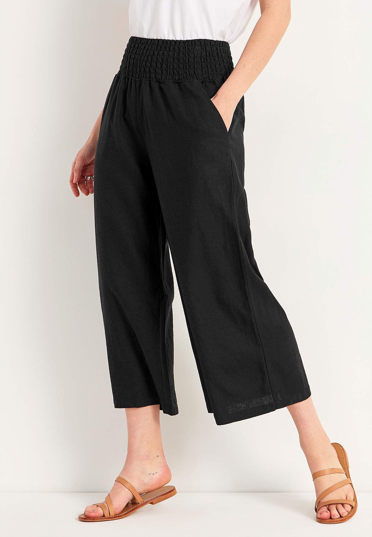 Culotte aus Leinen-Mix Lisette